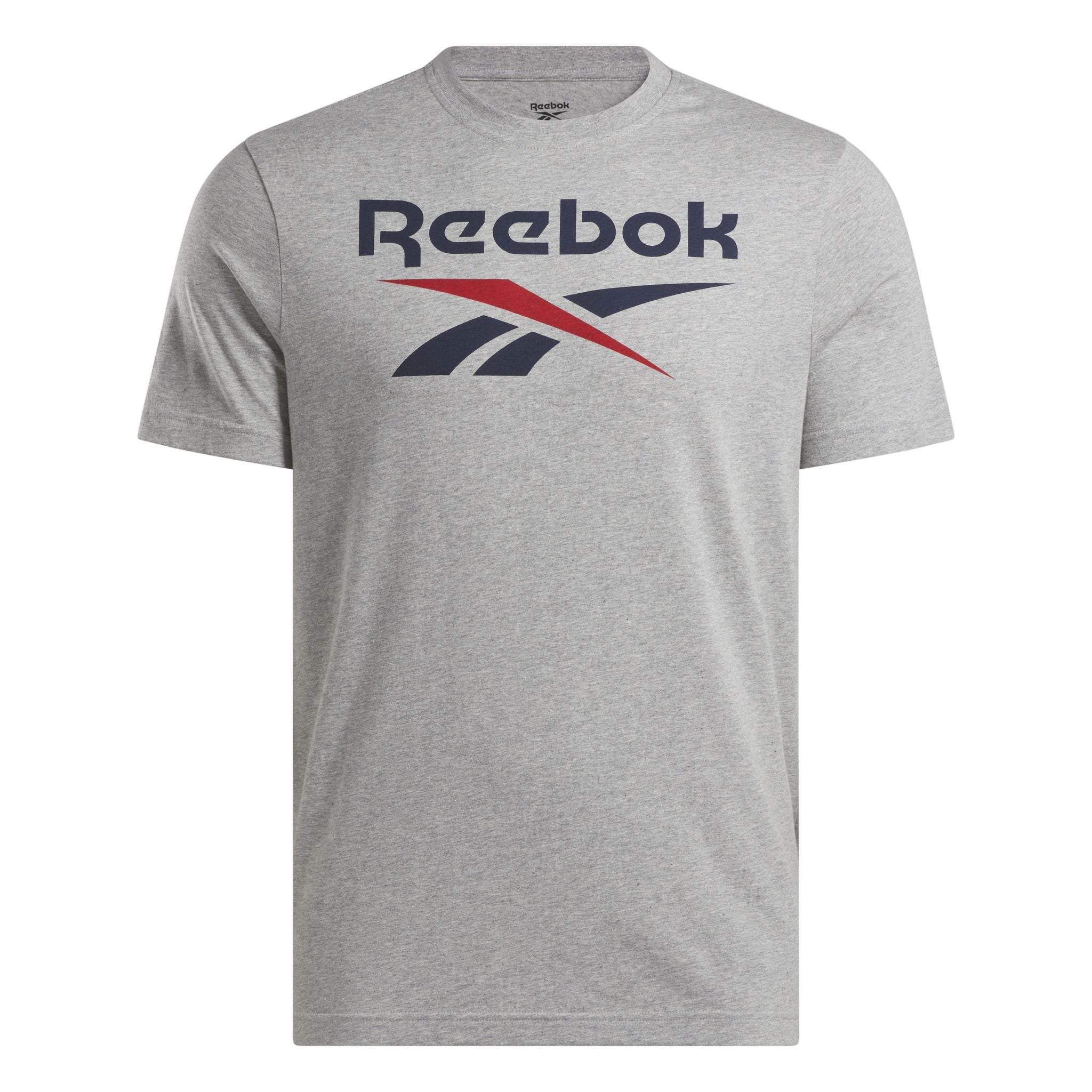 Reebok Identity Big Stacked Logo Mens Tee