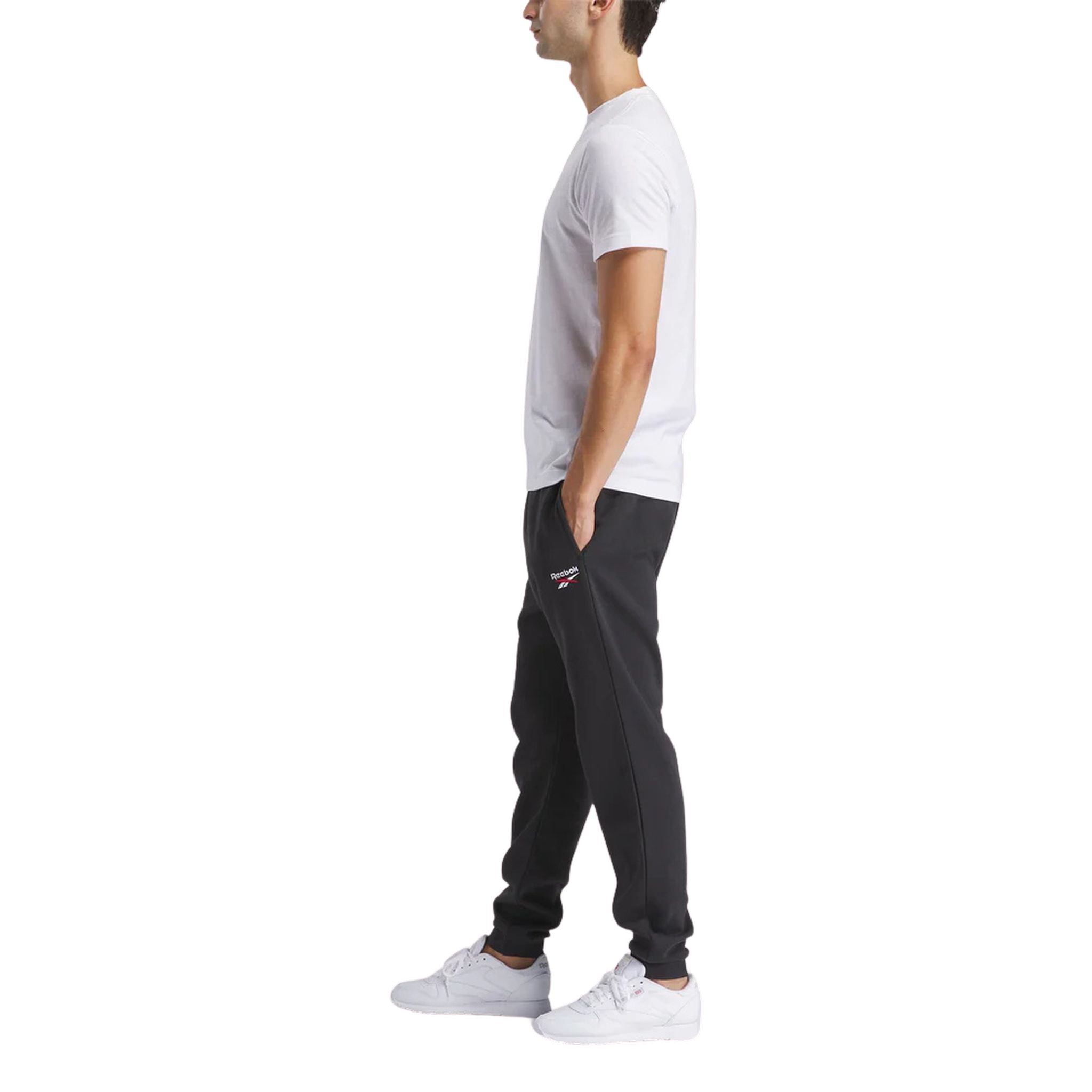 Reebok Ri Small Logo Mens Fleece Jogger Pants