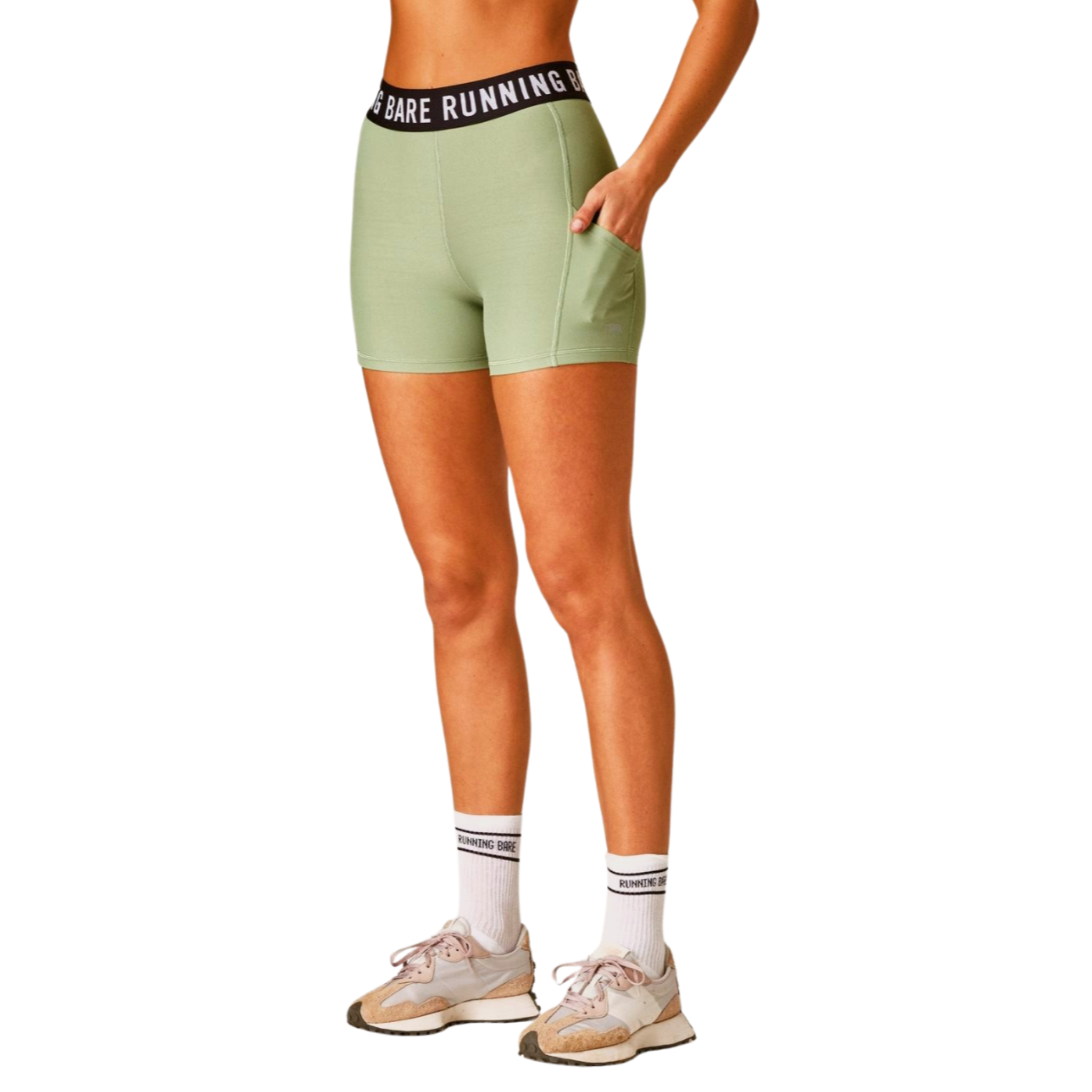 Running Bare Accelerate Womens Bike Shorts