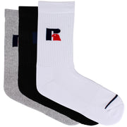 Russell Athletic RA Logo Classic Crew Socks 3 Packs