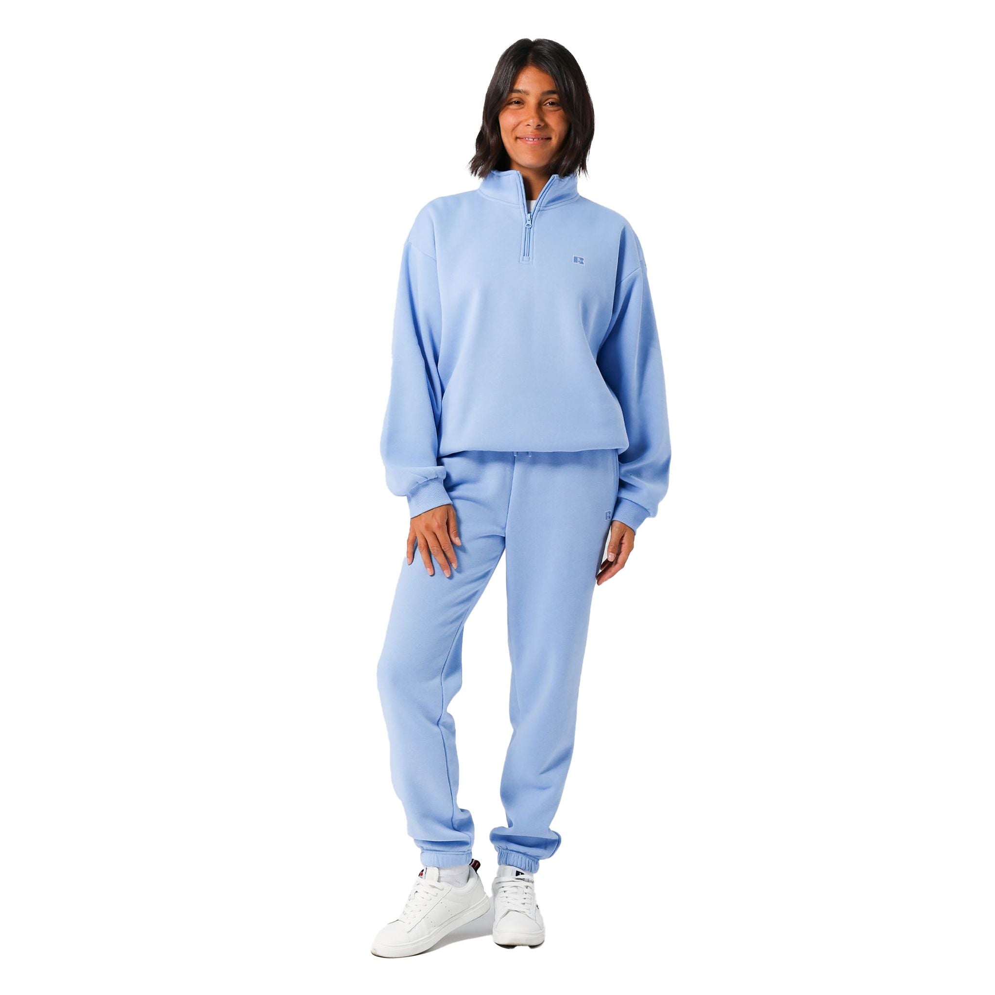 Russell Athletic R Logo Womens Quarter Zip