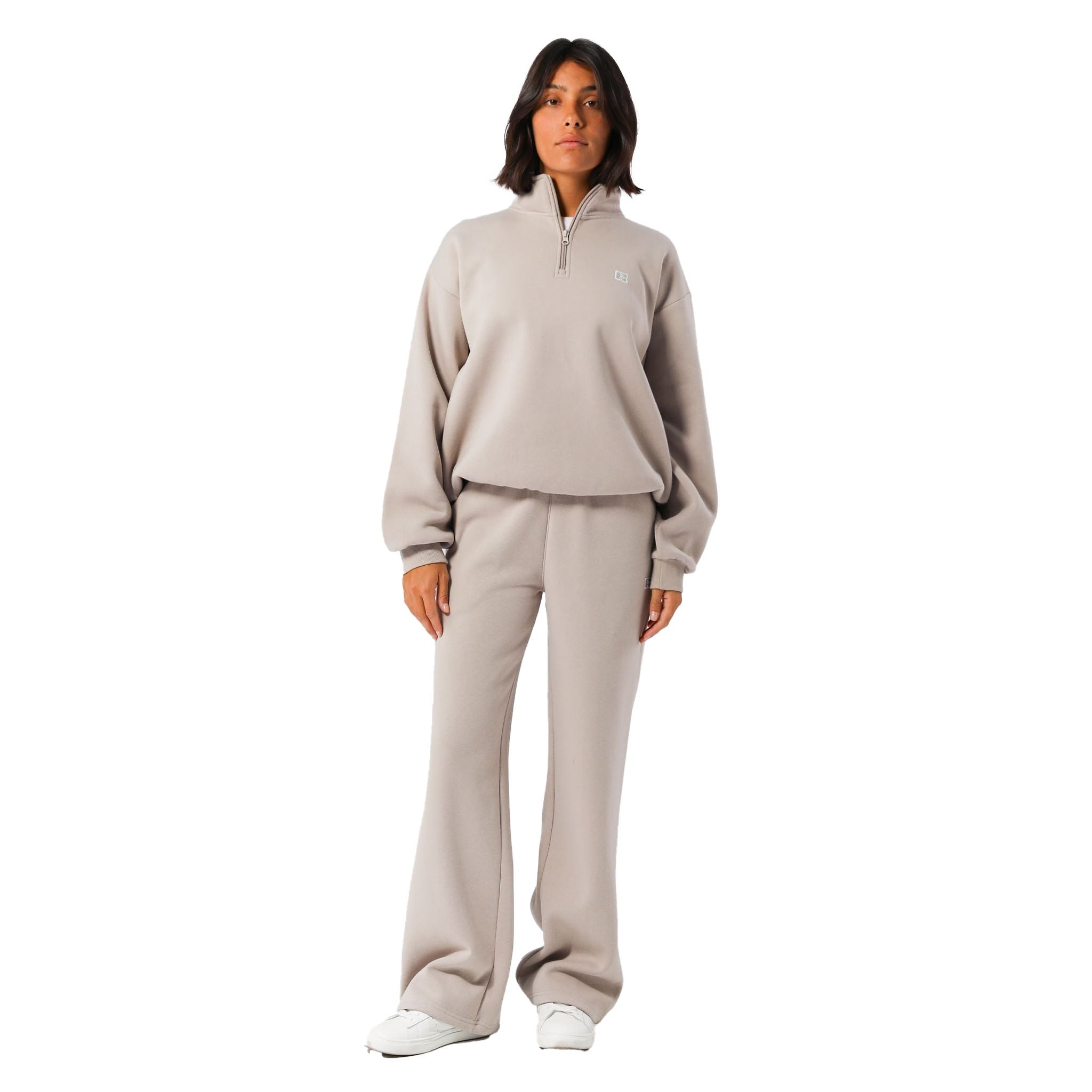 Russell Athletic R Logo Womens Quarter Zip