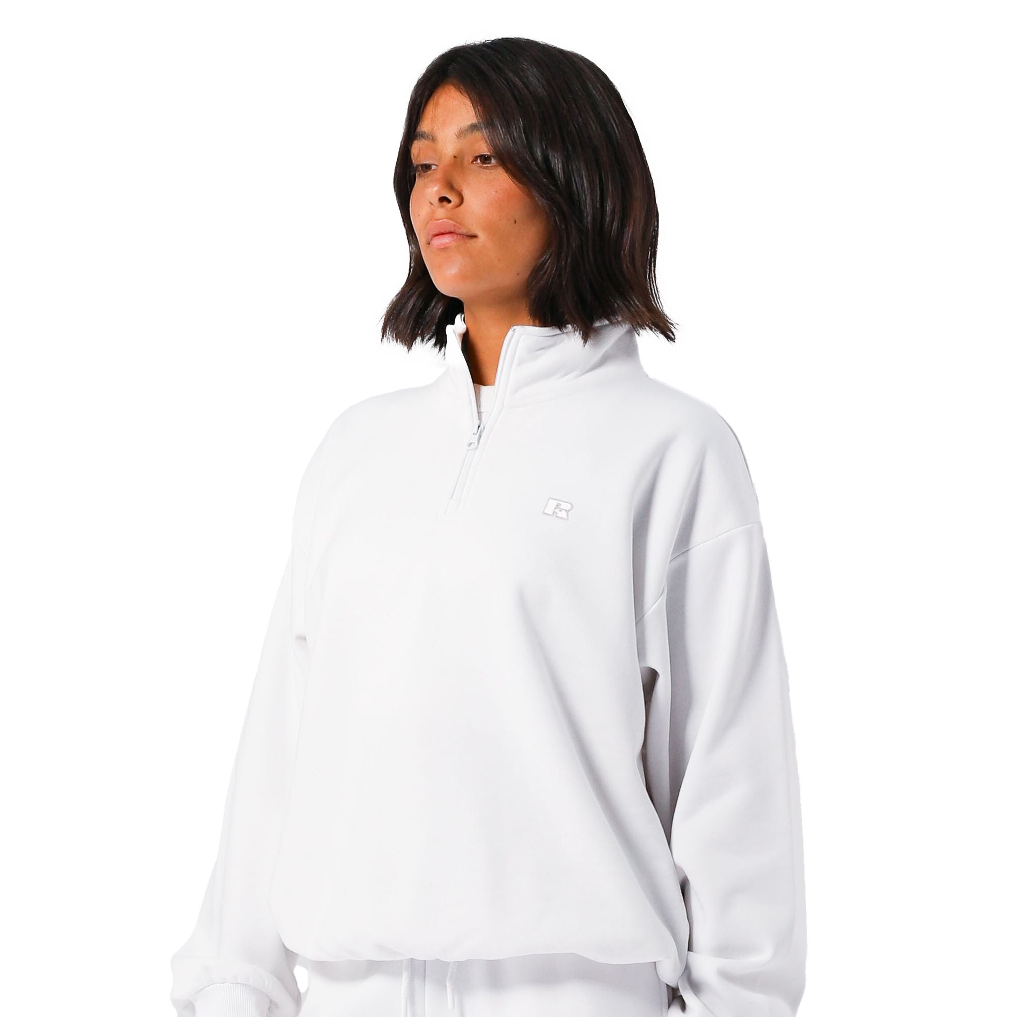 Russell Athletic R Logo Womens Quarter Zip
