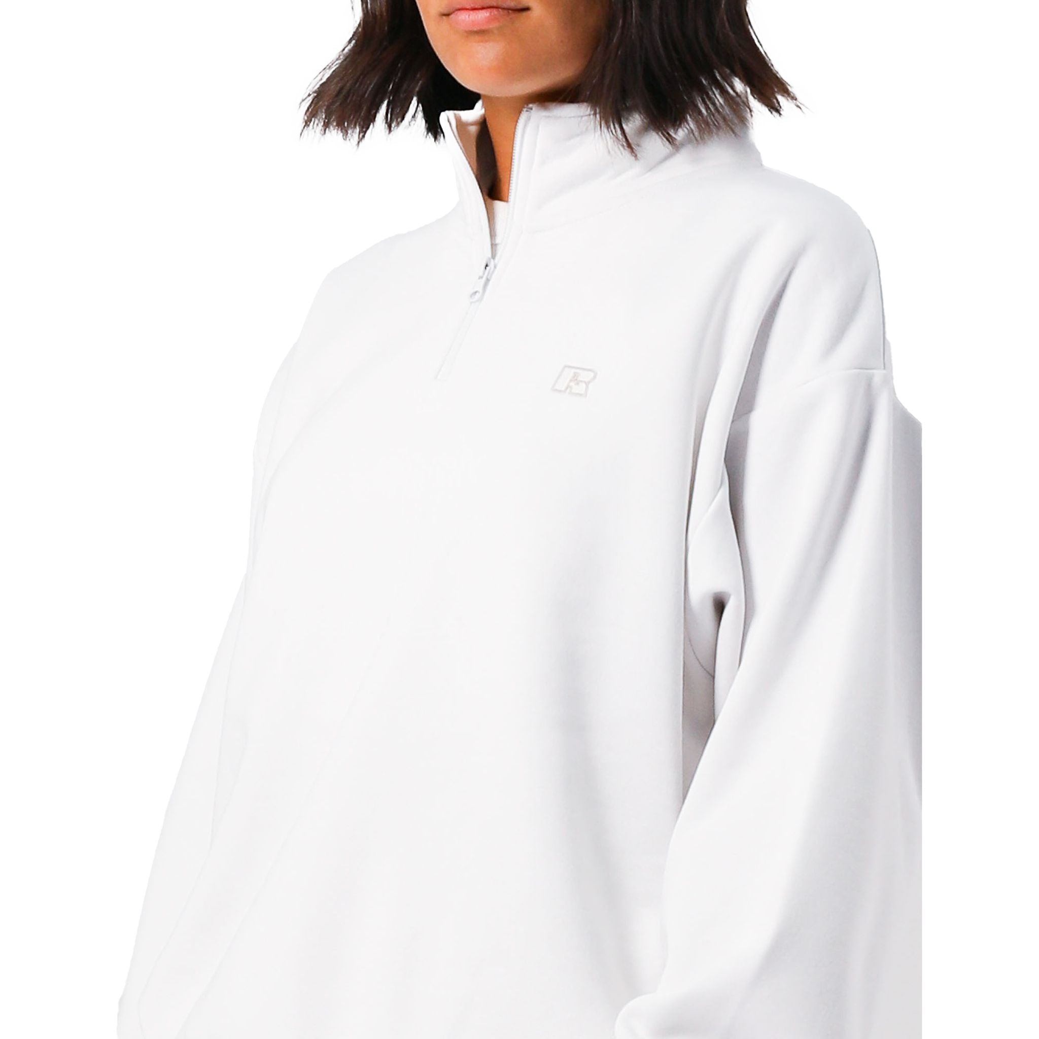 Russell Athletic R Logo Womens Quarter Zip