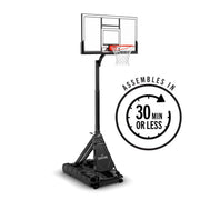 Spalding Momentous EZ Assembly 54 Inch Acrylic Basketball System