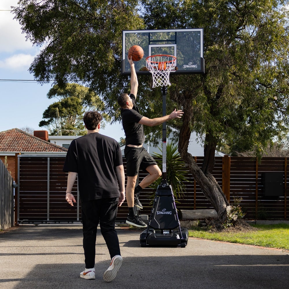 Spalding Momentous EZ Assembly 54 Inch Acrylic Basketball System