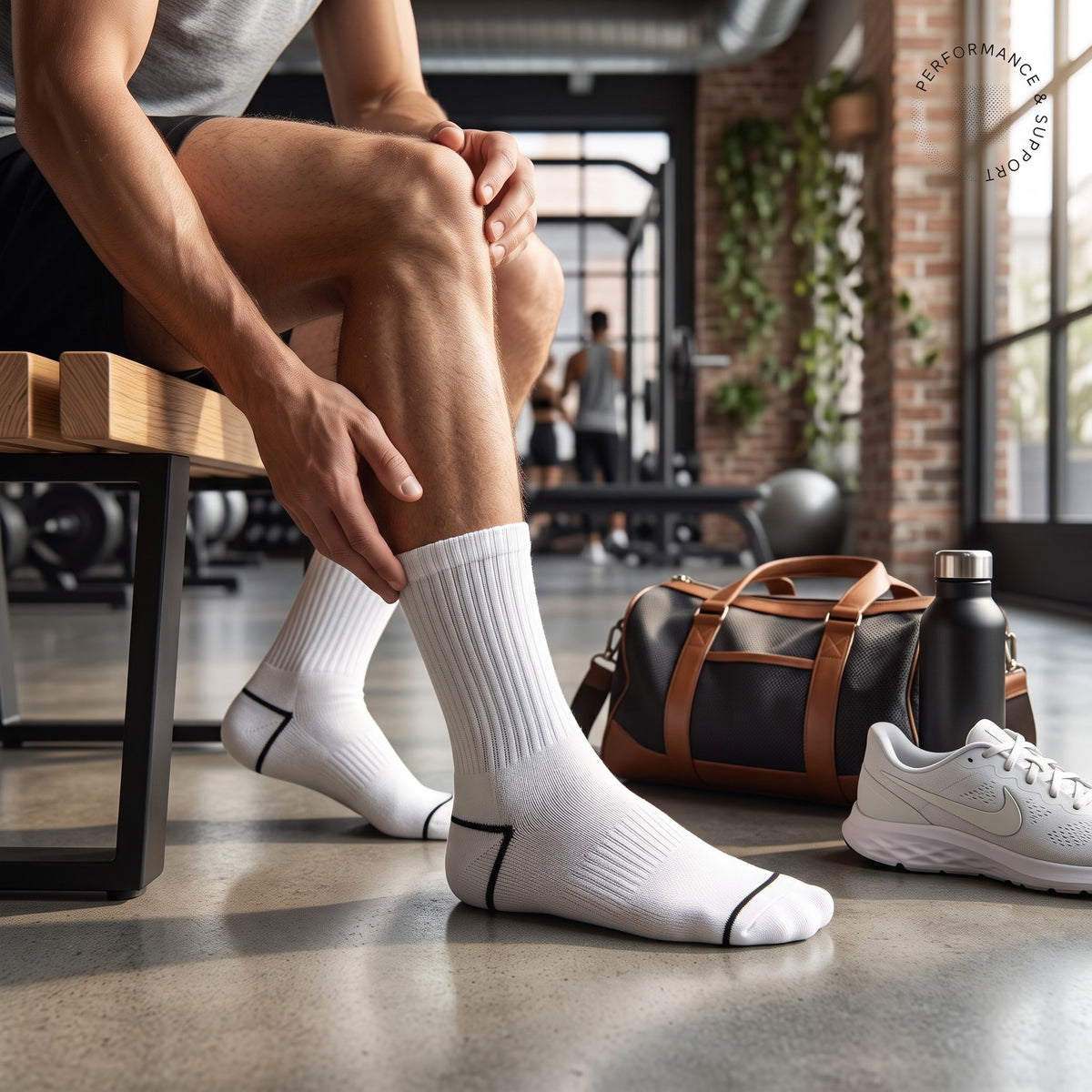 SportsPower Crew Cut Socks - 3 Pack