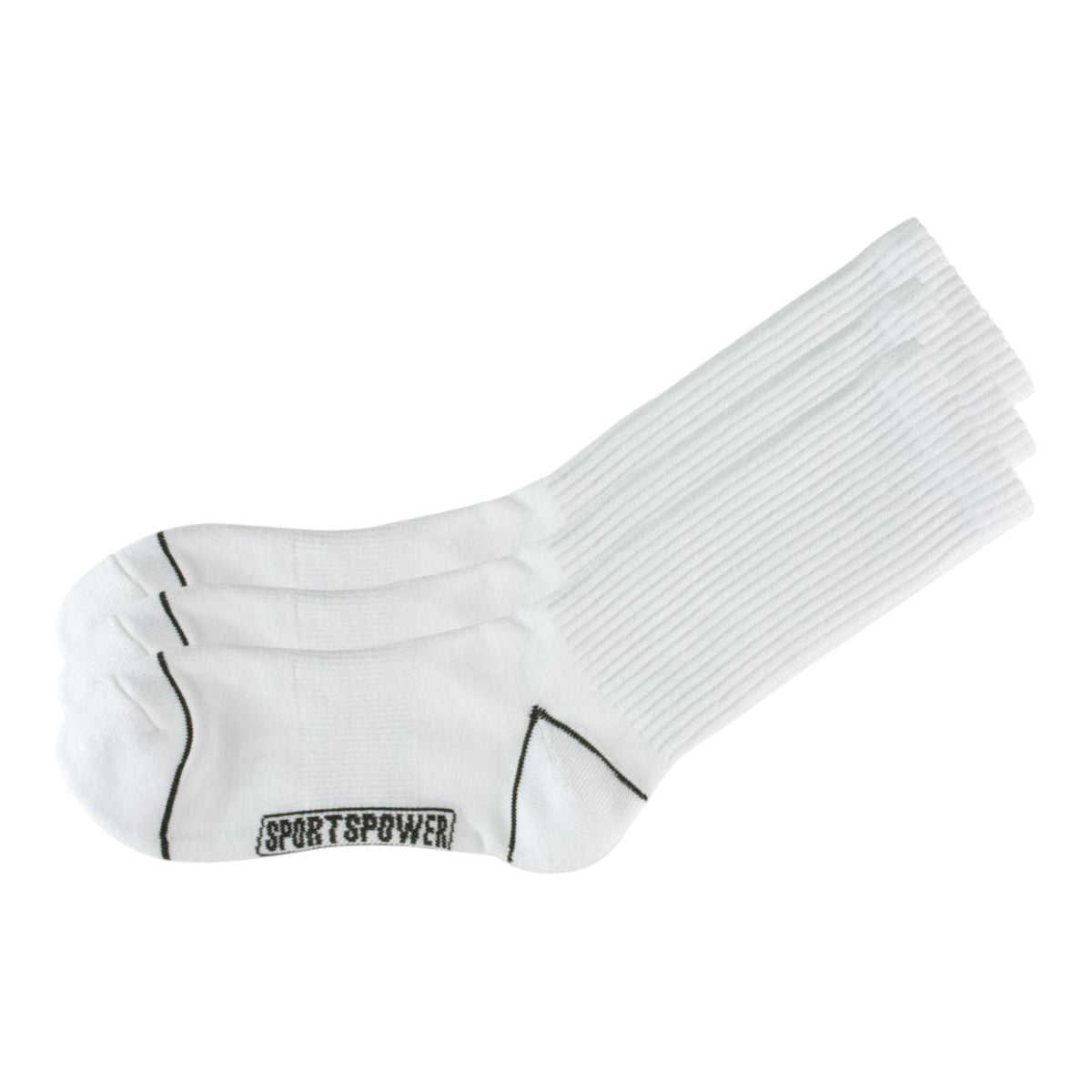 SportsPower Crew Cut Socks - 3 Pack