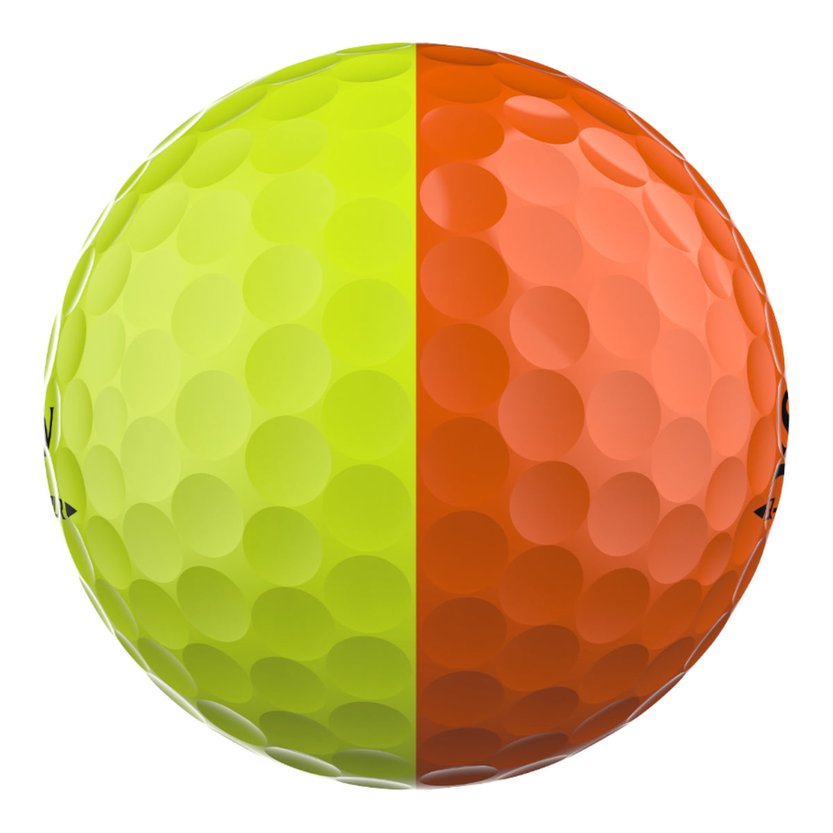 Srixon Q-Star Tour Divide Golf Balls 12 Pack - Yellow/Orange