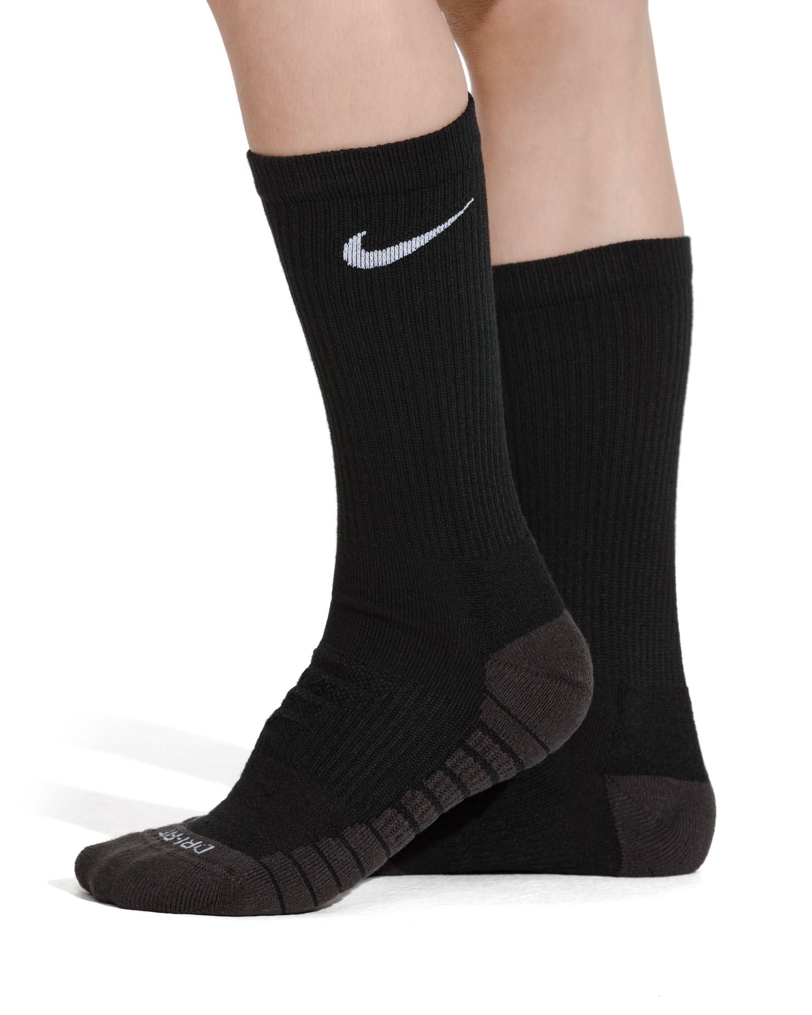 Nike Everyday Crew Black Kids Socks 6 Pack