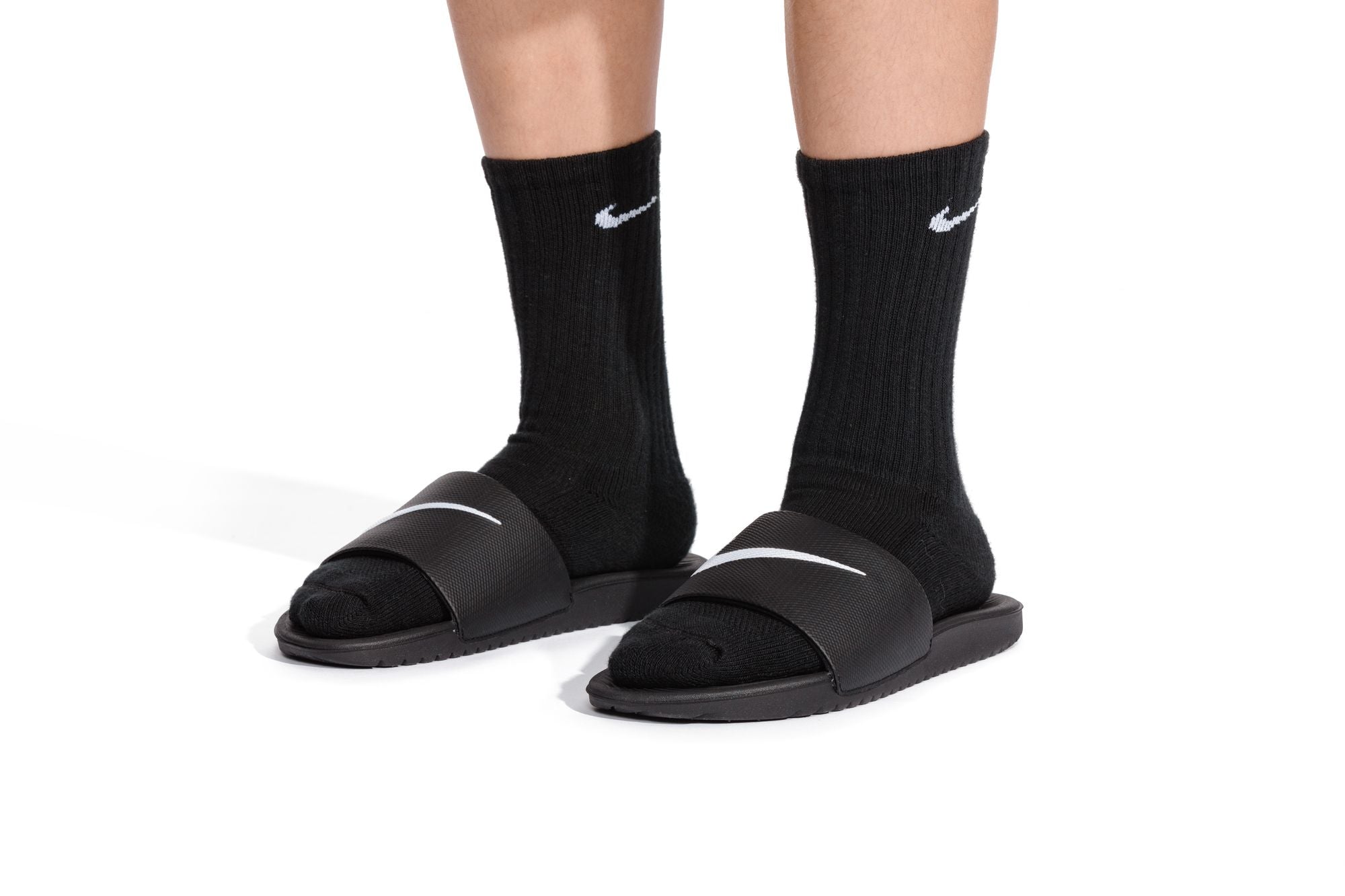 Nike Everyday Crew Black Kids Socks 6 Pack