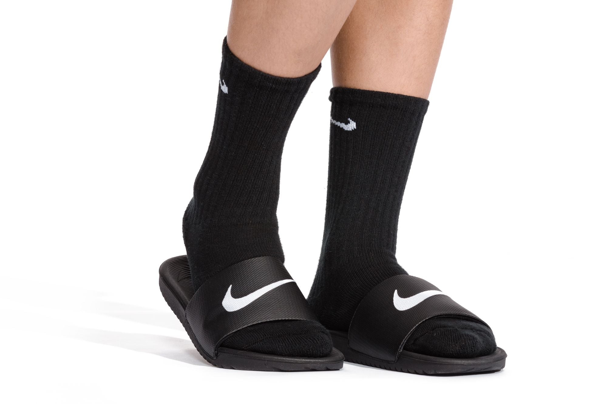 Nike Everyday Crew Black Kids Socks 6 Pack