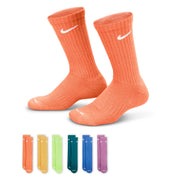 Nike Everyday Crew Kids Socks 6 Pack