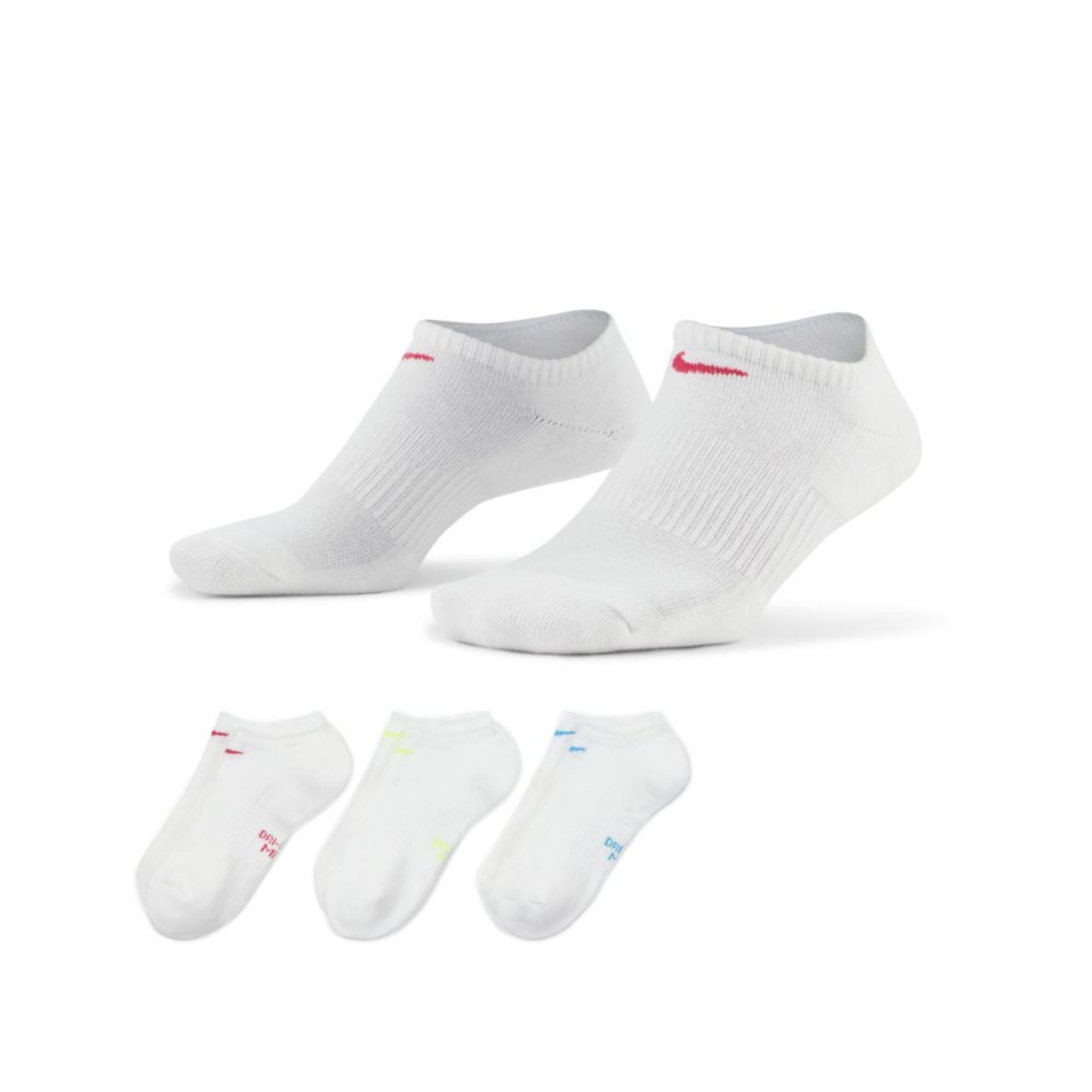 Nike Womens Training No-Show Socks 3 Packs