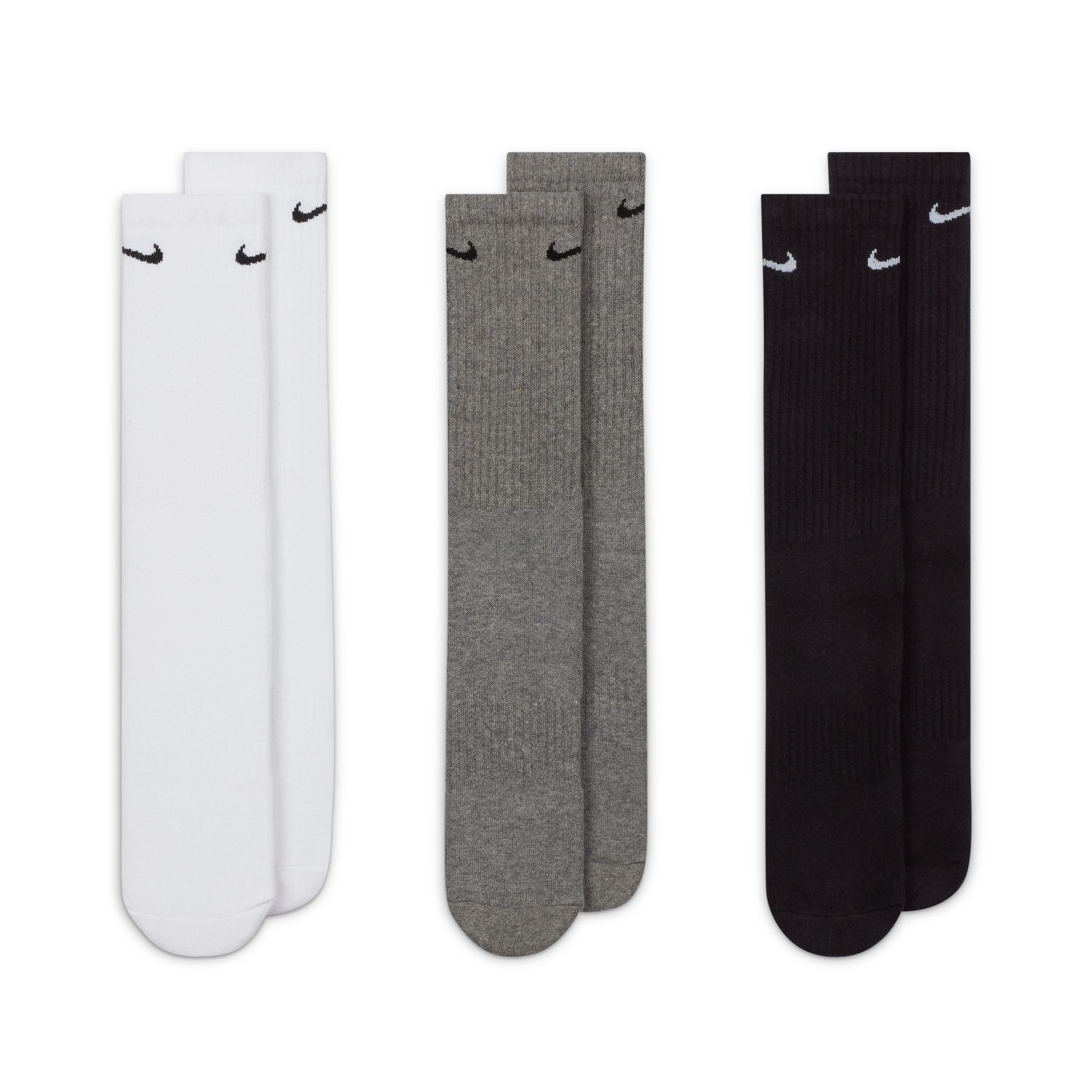 Nike Everyday Cushioned Training Crew Socks 3 Pack
