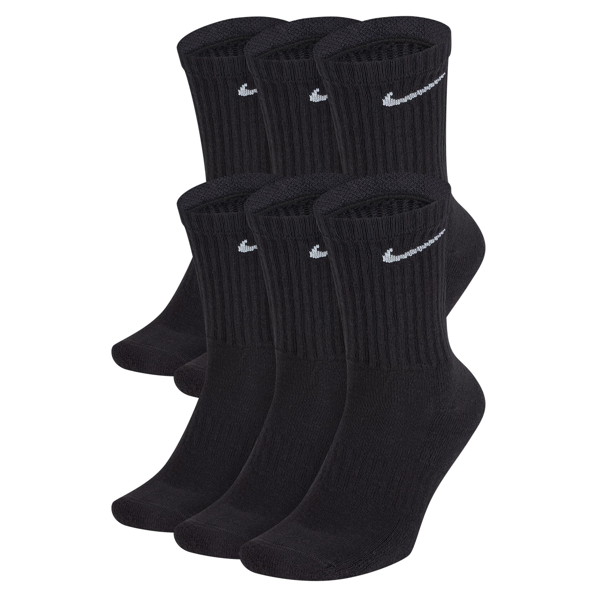 Nike Everyday Cushioned Training Crew Socks 6 Pack