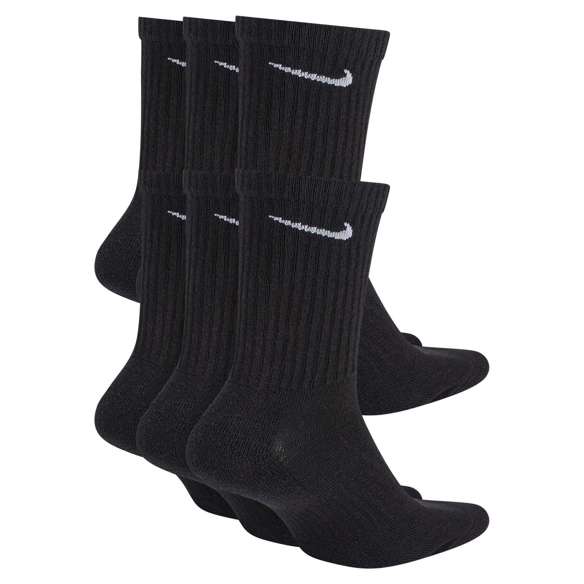 Nike Everyday Cushioned Training Crew Socks 6 Pack