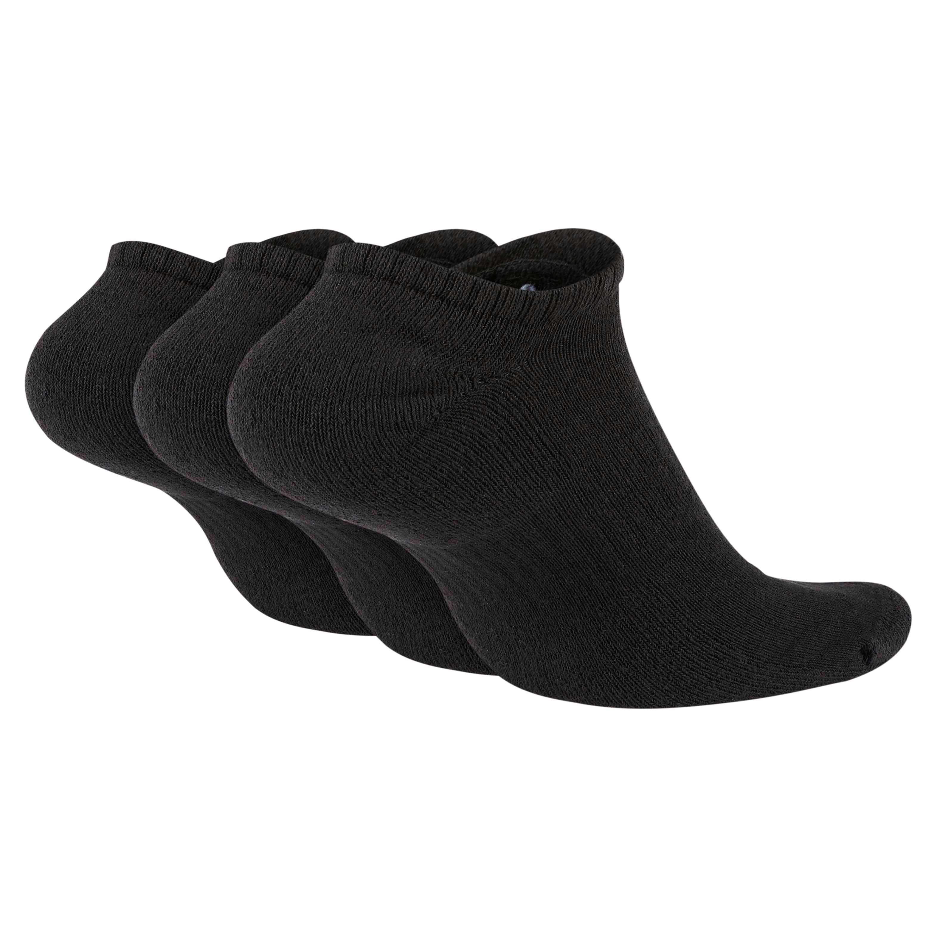 Nike Everyday Cushioned Socks, Black-White Image 7 - SportsPower