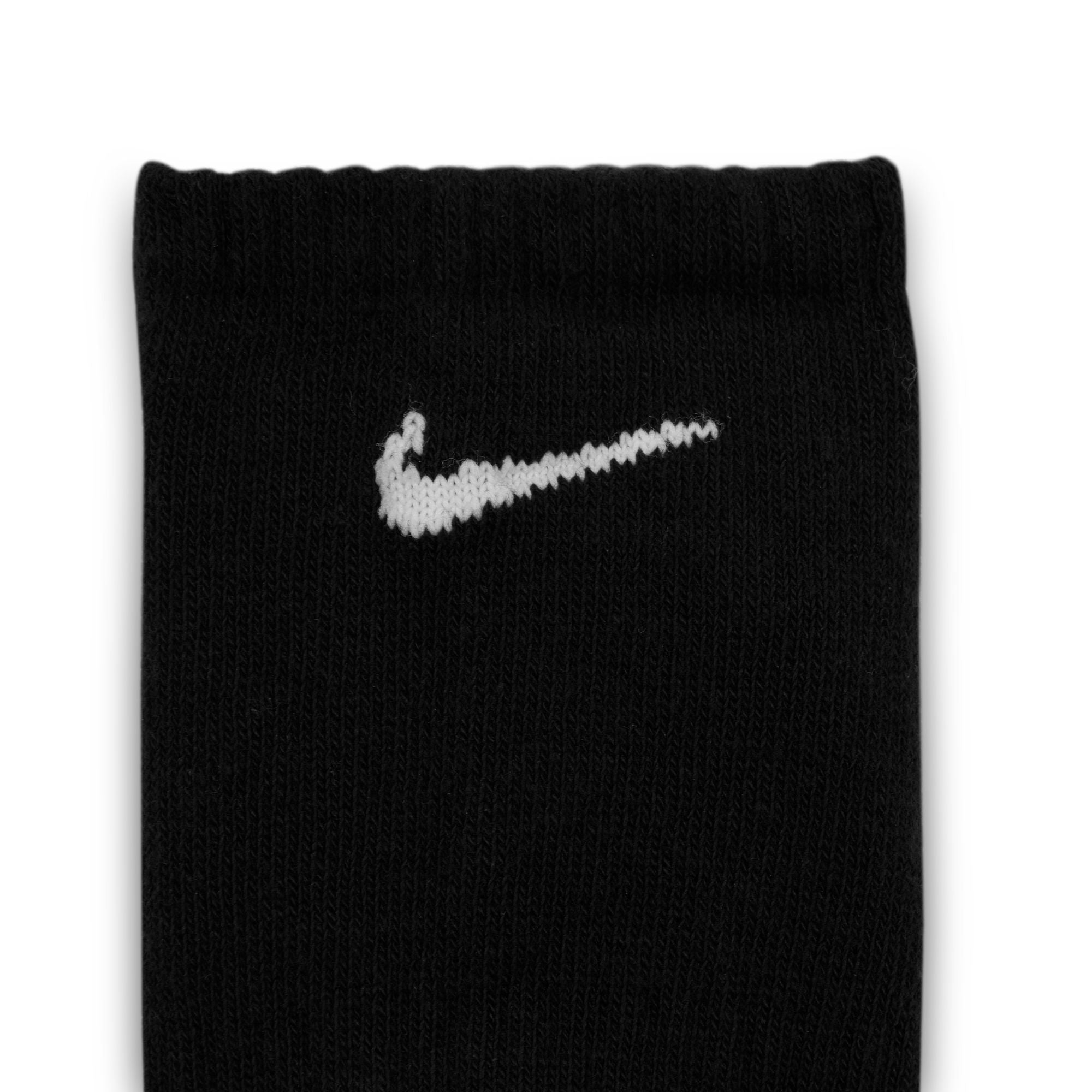 Nike Everyday Lightweight Training Black No Show Socks 3 Pack