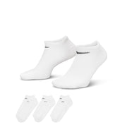 Nike Everyday Lightweight Training White No Show Socks 3 Pack