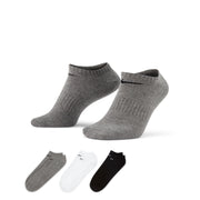 Nike Everyday Lightweight Training Monotone No Show Socks 3 Pack