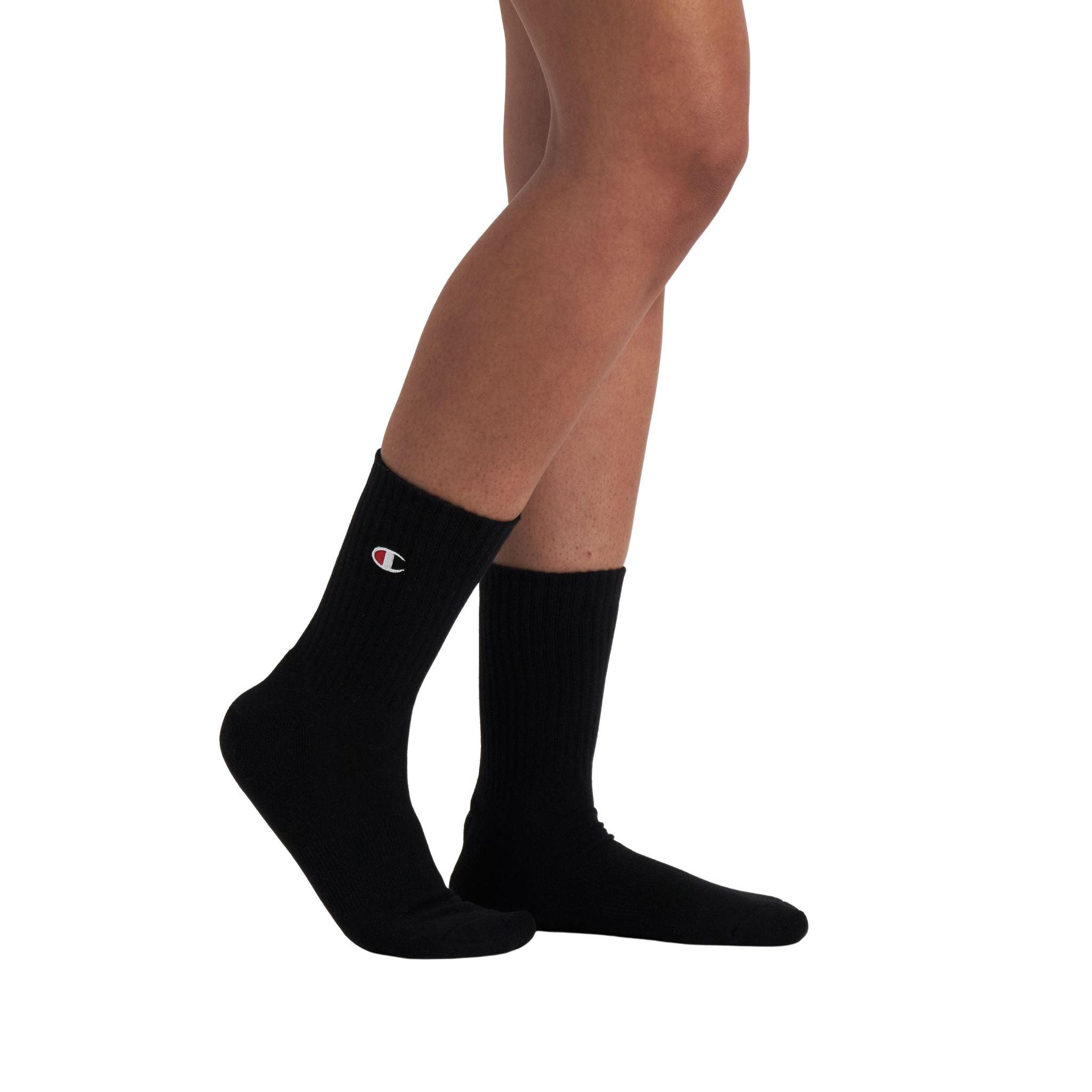 Champion C Logo Quarter Crew Socks - 3 Pack
