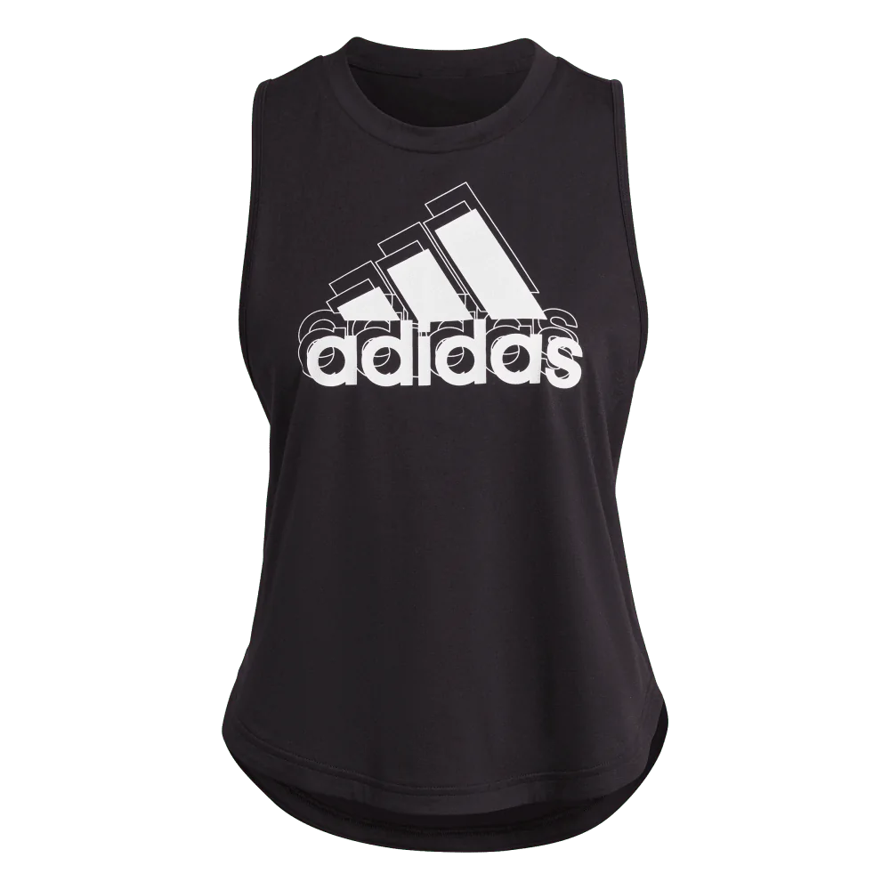 adidas Made For Training Logo Graphic Womens Racerback Tank