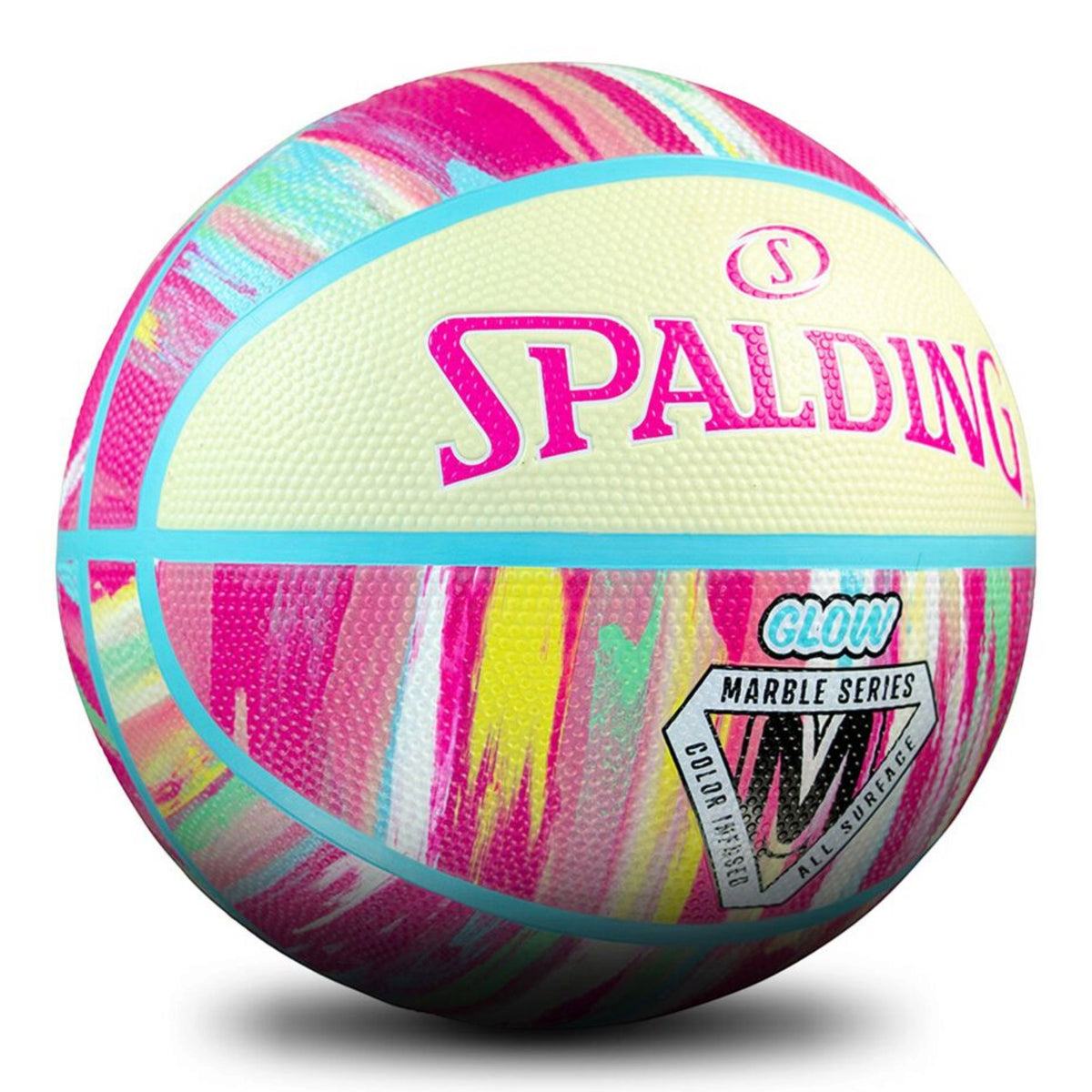 Spalding Glow Marble Series Outdoor Basketball