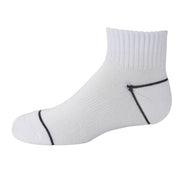 White, Sportspower Quarter Cut Socks 3pk | SportsPower