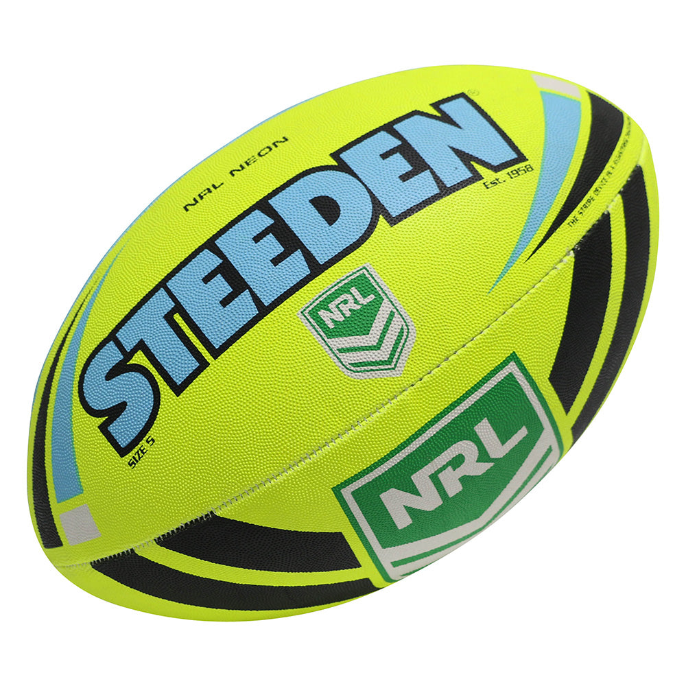 Steeden NRL Neon Supporter Rugby League Ball