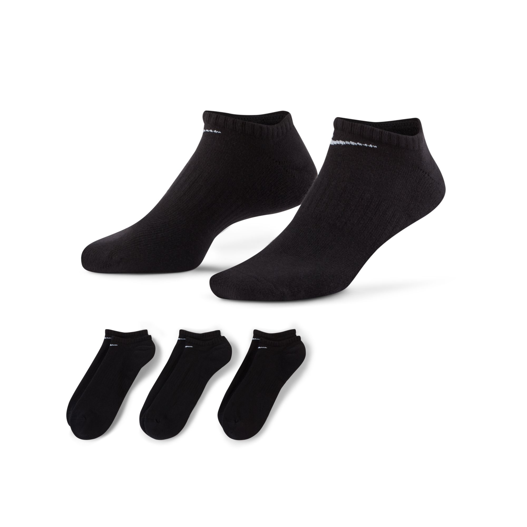 Nike Everyday Cushioned Training No-Show Socks 3 Pack