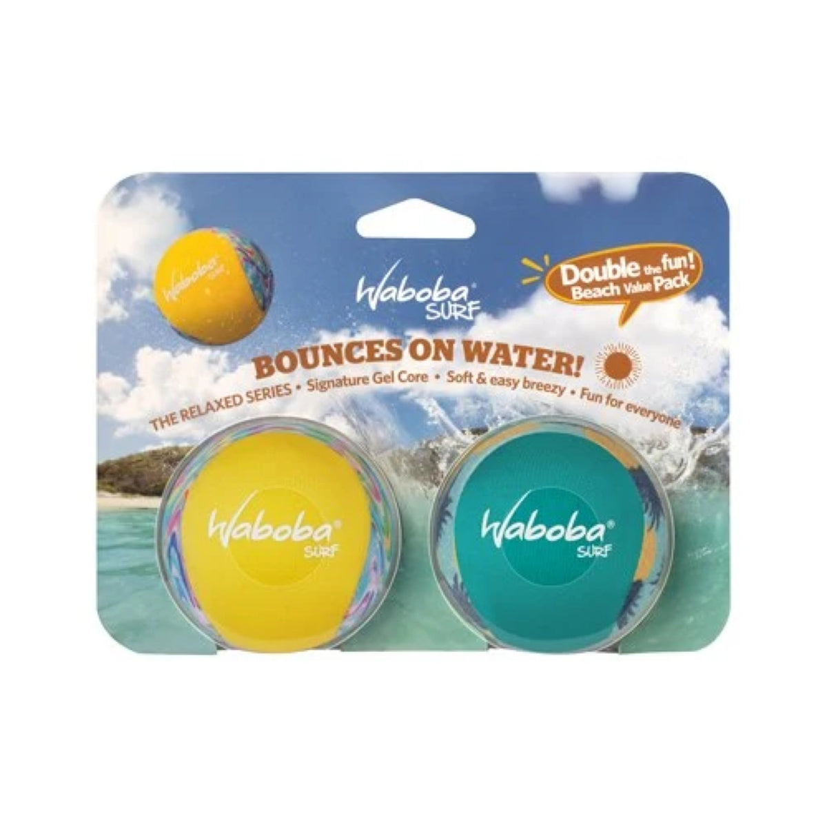 Waboba Surf Water Bouncing Ball Twin Pack
