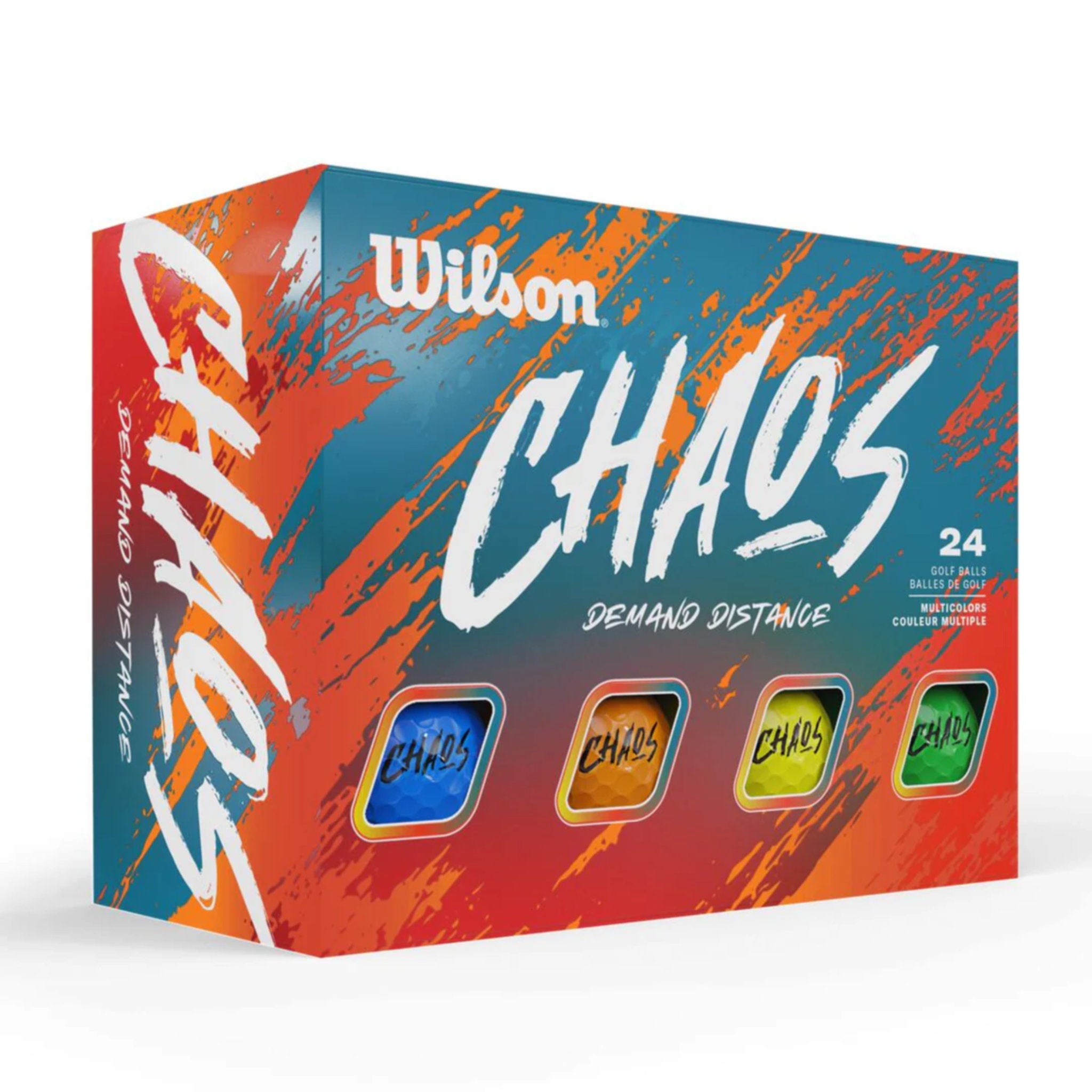 Wilson Chaos Golf Balls - 24 Pack