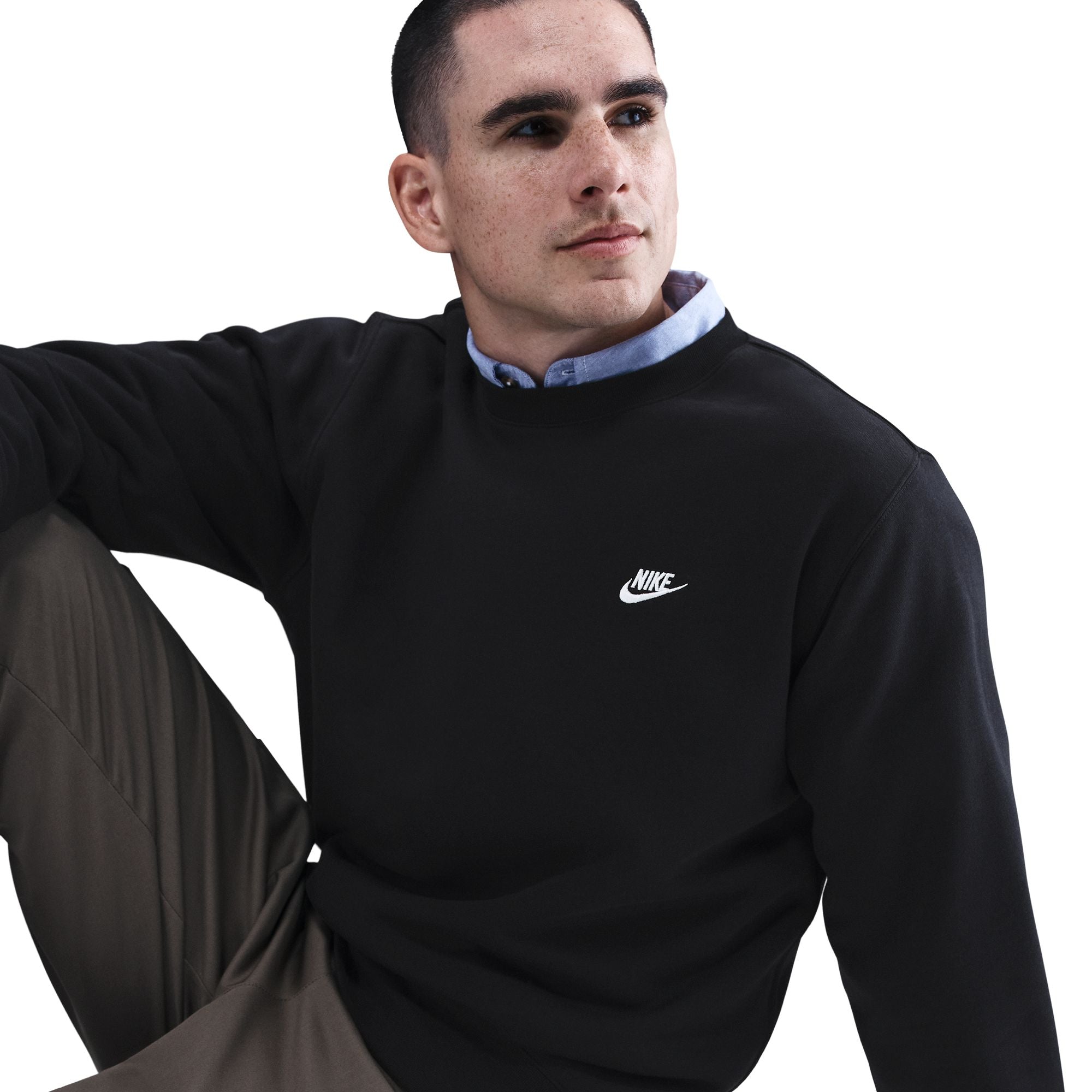 Nike Club Fleece Mens Crew