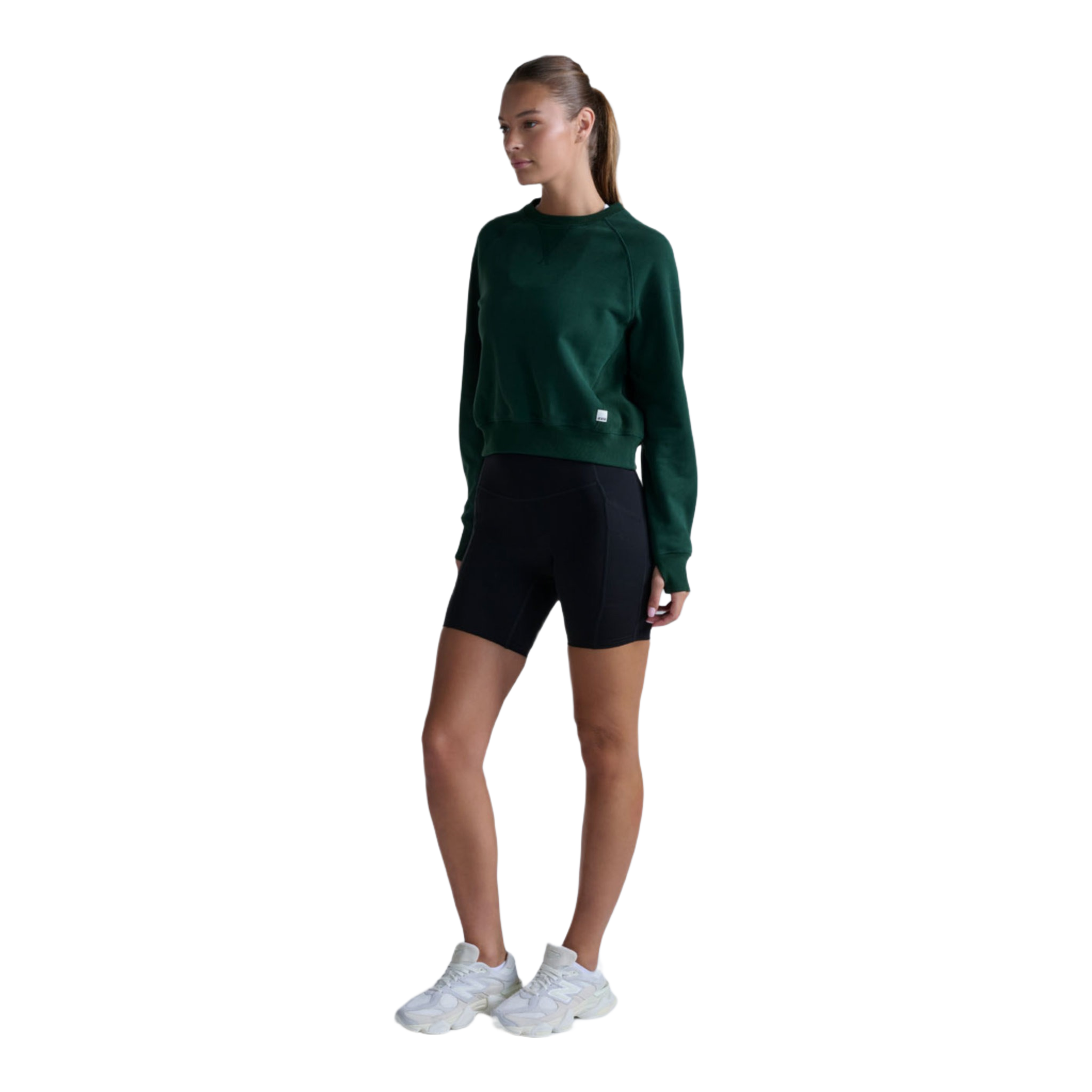 2XU EZ Organic Cotton Ribbed Womens Crew