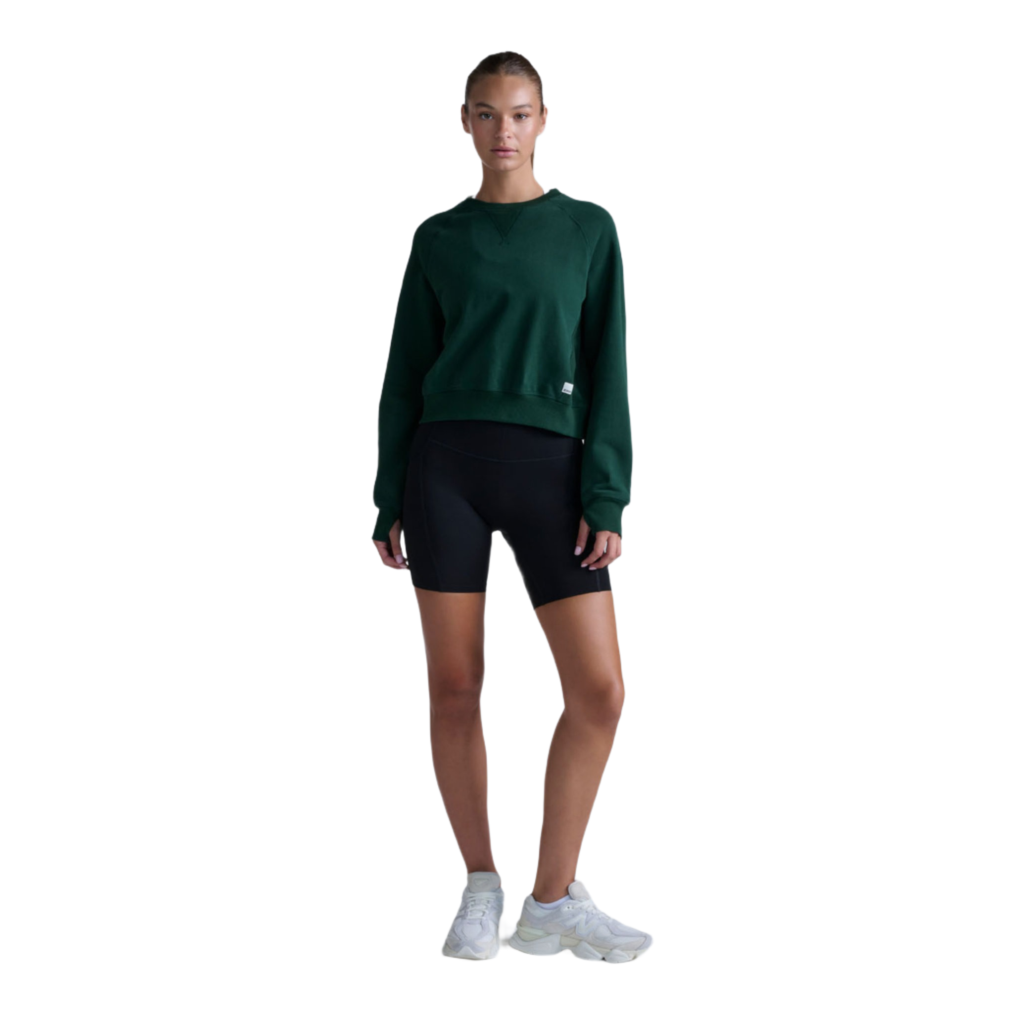 2XU EZ Organic Cotton Ribbed Womens Crew