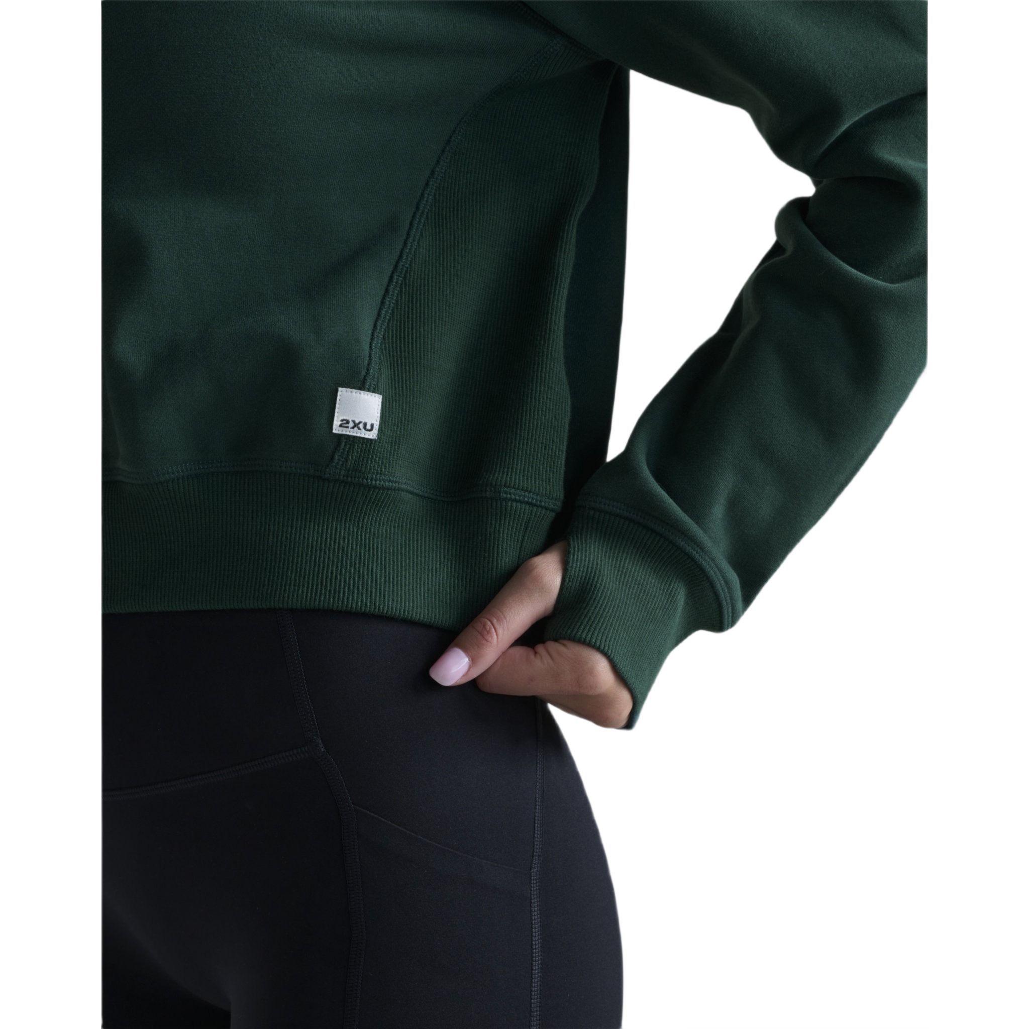 2XU EZ Organic Cotton Ribbed Womens Crew