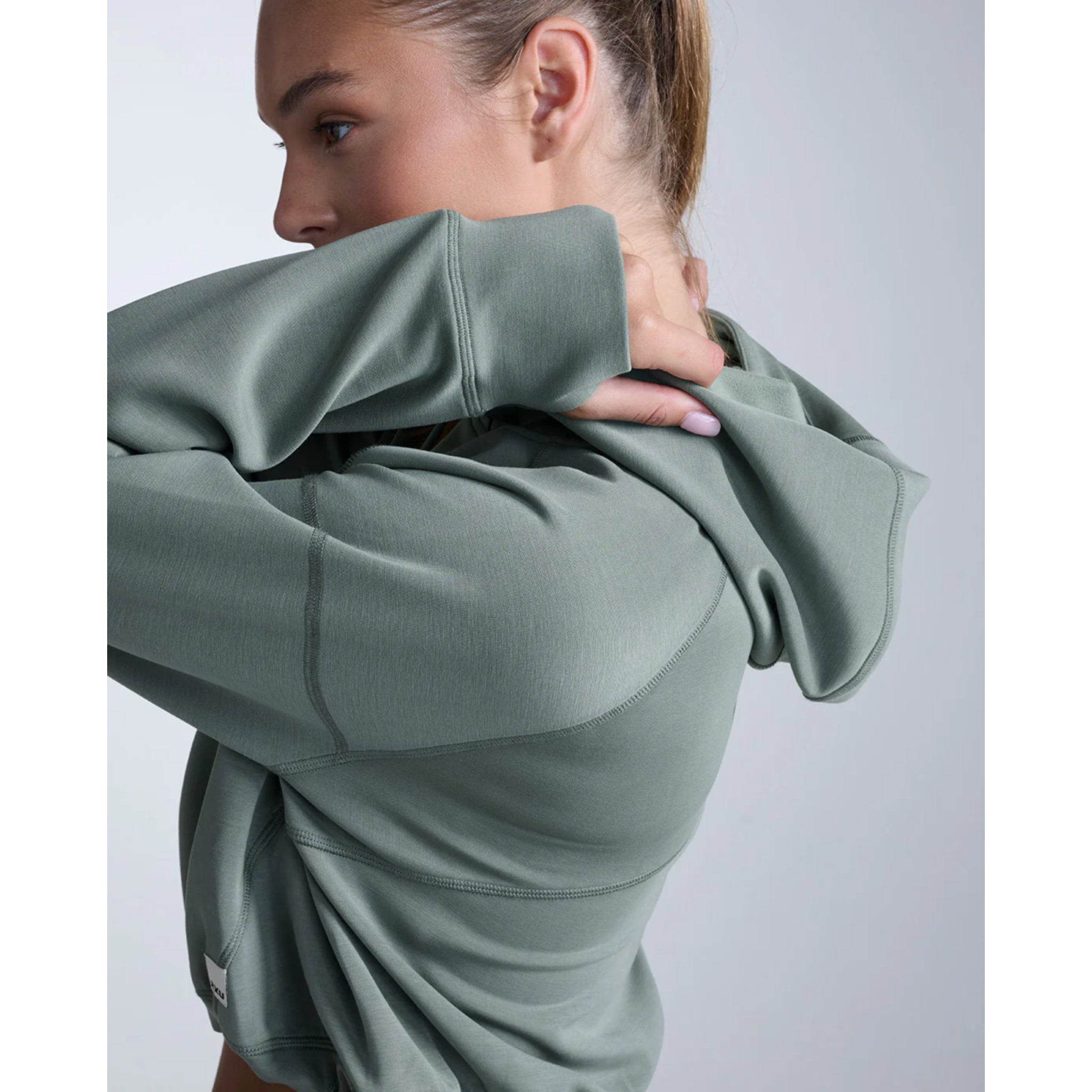 2XU Wonderluxe Womens Sand Washed Hoodie