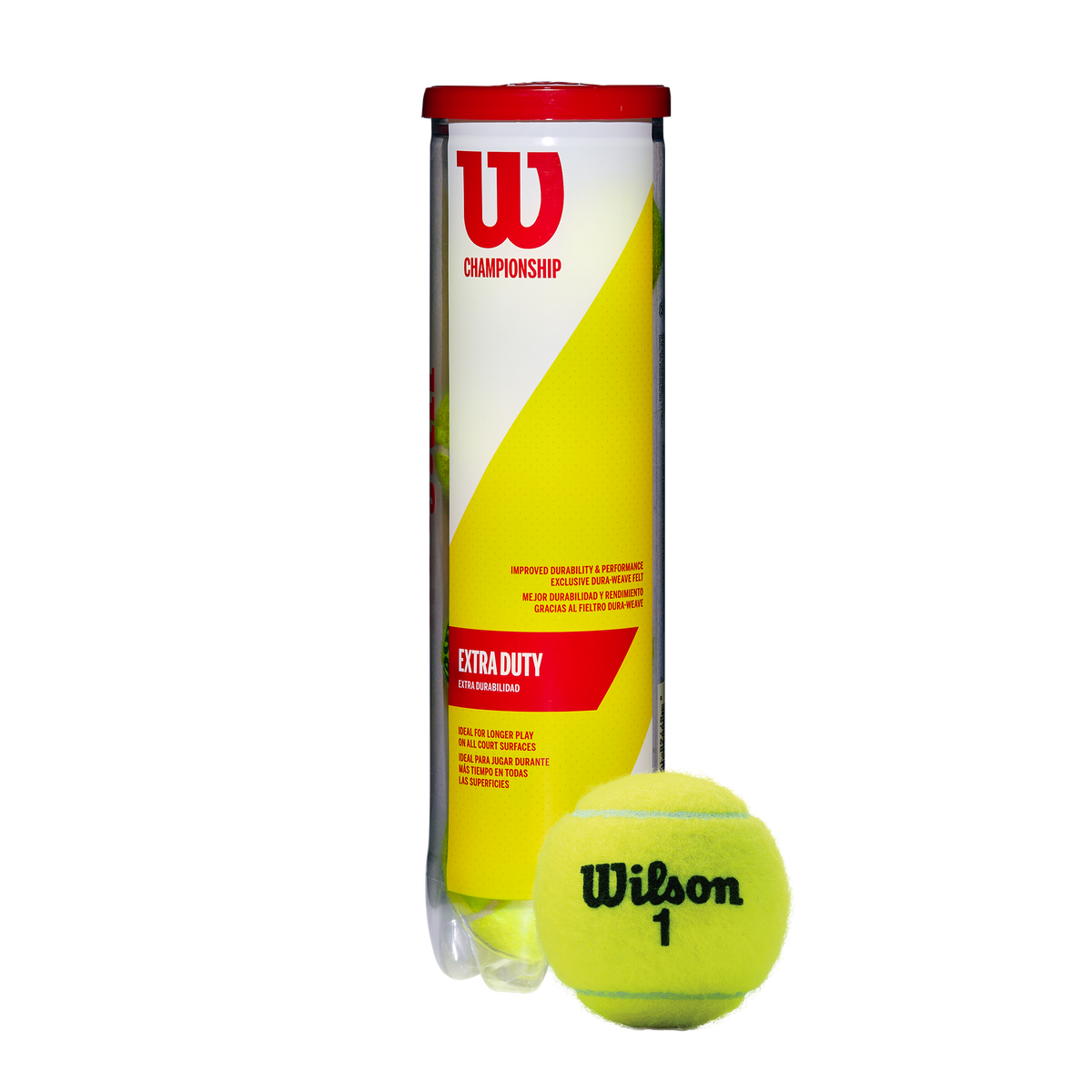 Wilson Championship Extra Duty 4 Ball Can