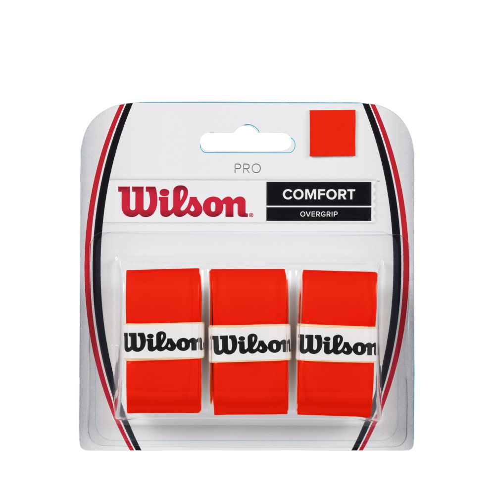 Wilson - WRZ4014WH - COMFORT Tennis Pro Racquet Pack of 3 Overgrip - White