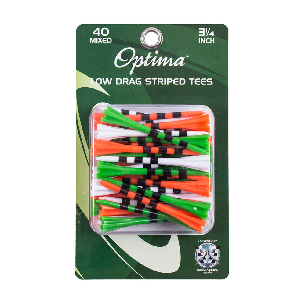 Optima No Resist 40 Pack Multi 3 1/4in Golf Tees