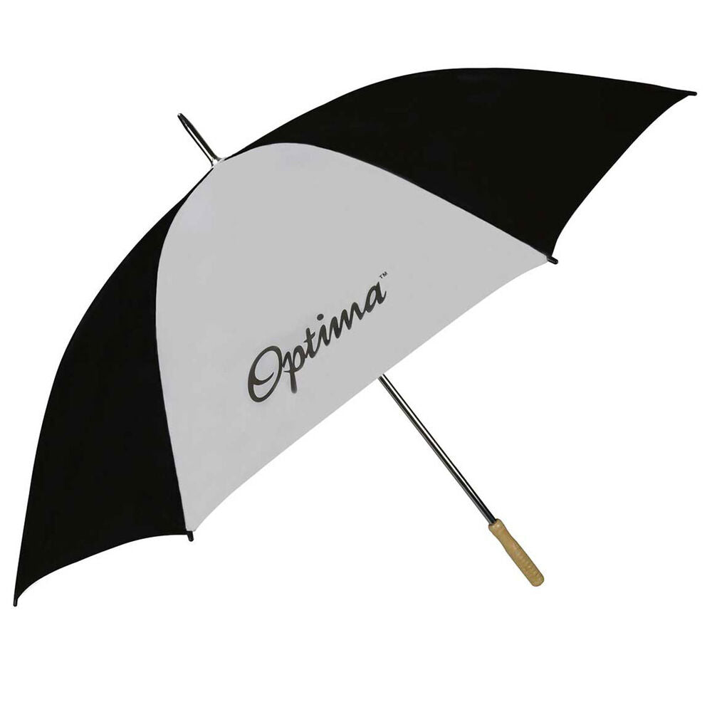 Optima 60in Golf Umbrella in Black/White