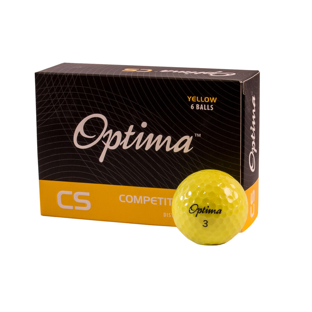 Optima Competition Spin Golf Balls 6 Pack