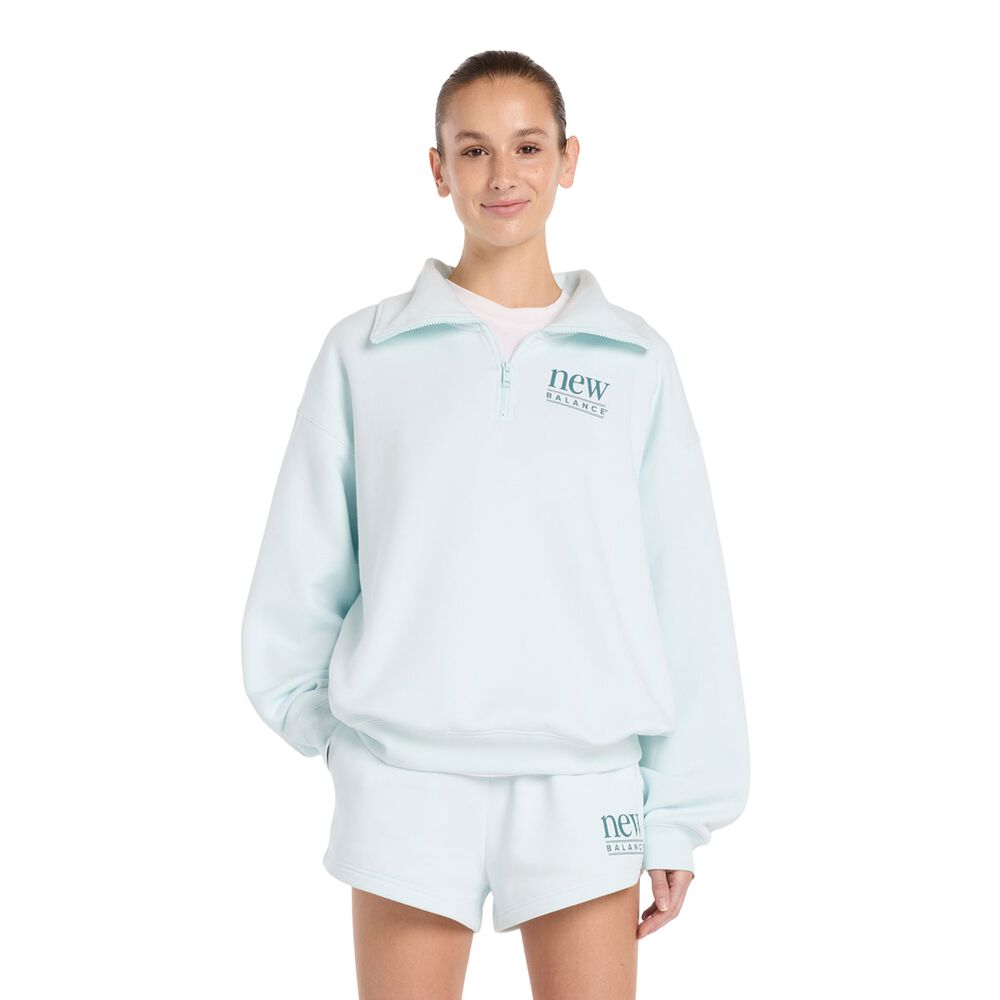New Balanced Reimagined Fleece Womens Half Zip
