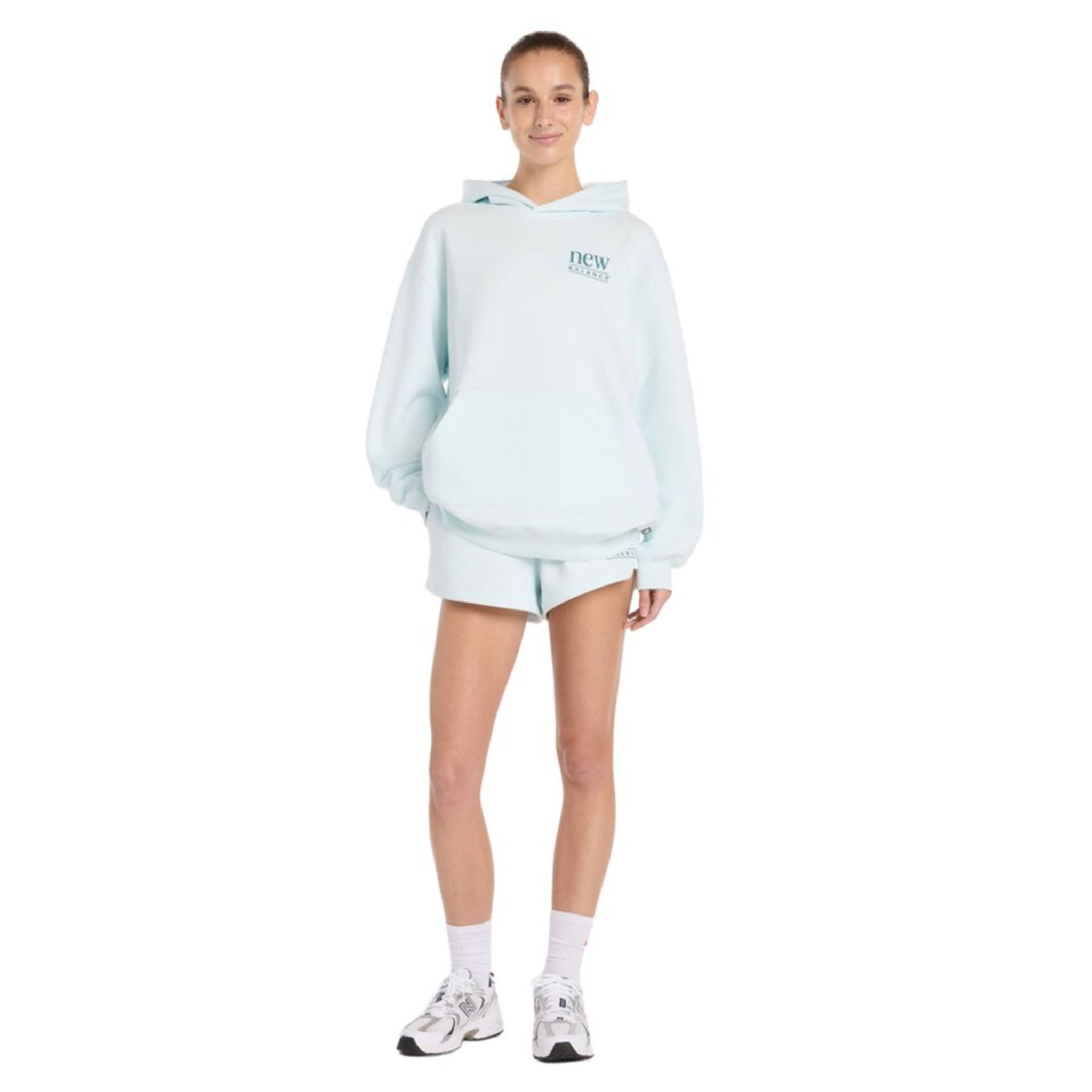 New Balance Reimagined Fleece Womens Long Length Hoodie