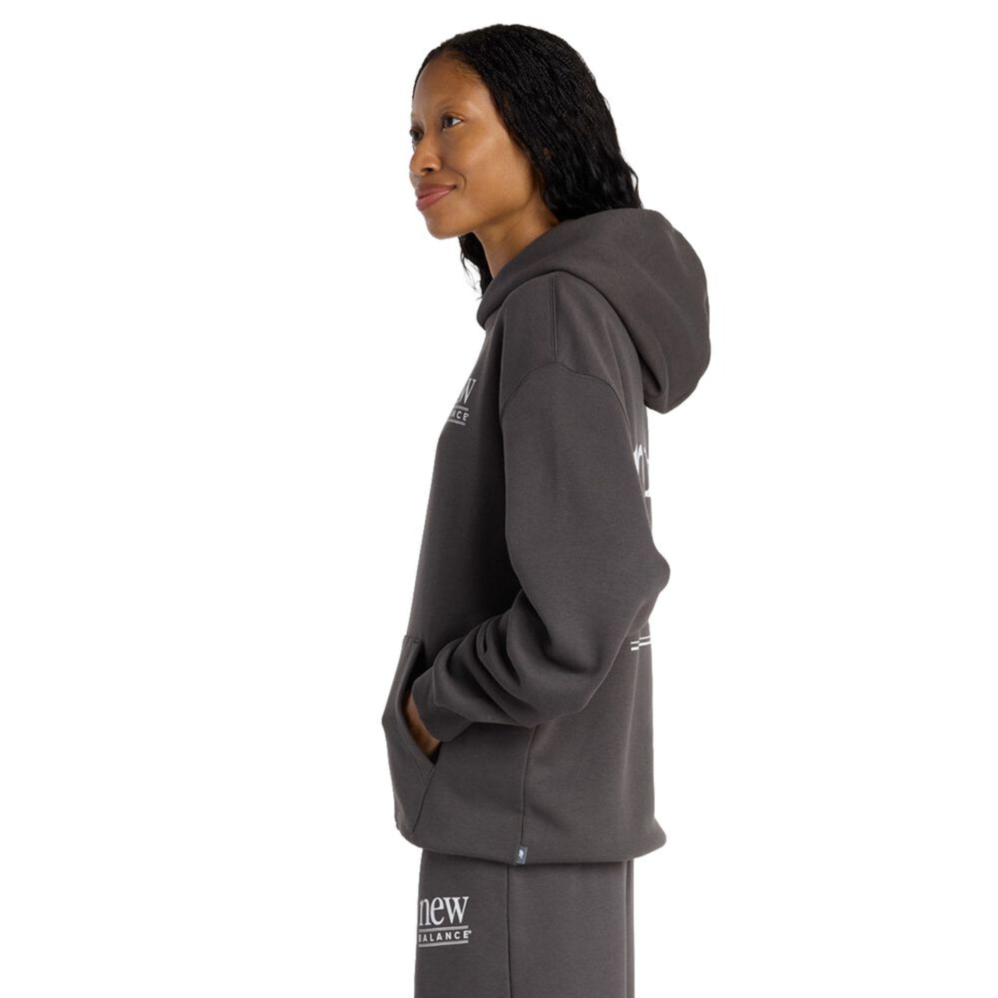 New Balance Reimagined Fleece Womens Long Length Hoodie