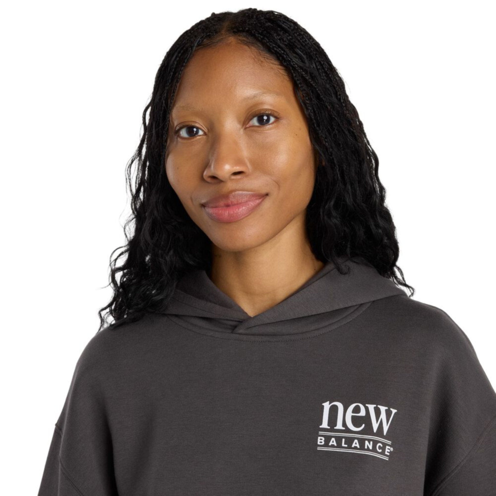New Balance Reimagined Fleece Womens Long Length Hoodie