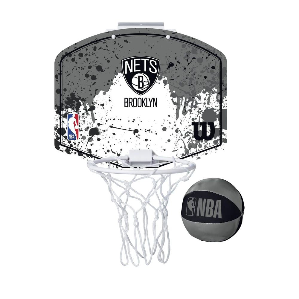 Wilson NBA Team Mini Basketball Hoop - Brooklyn Nets