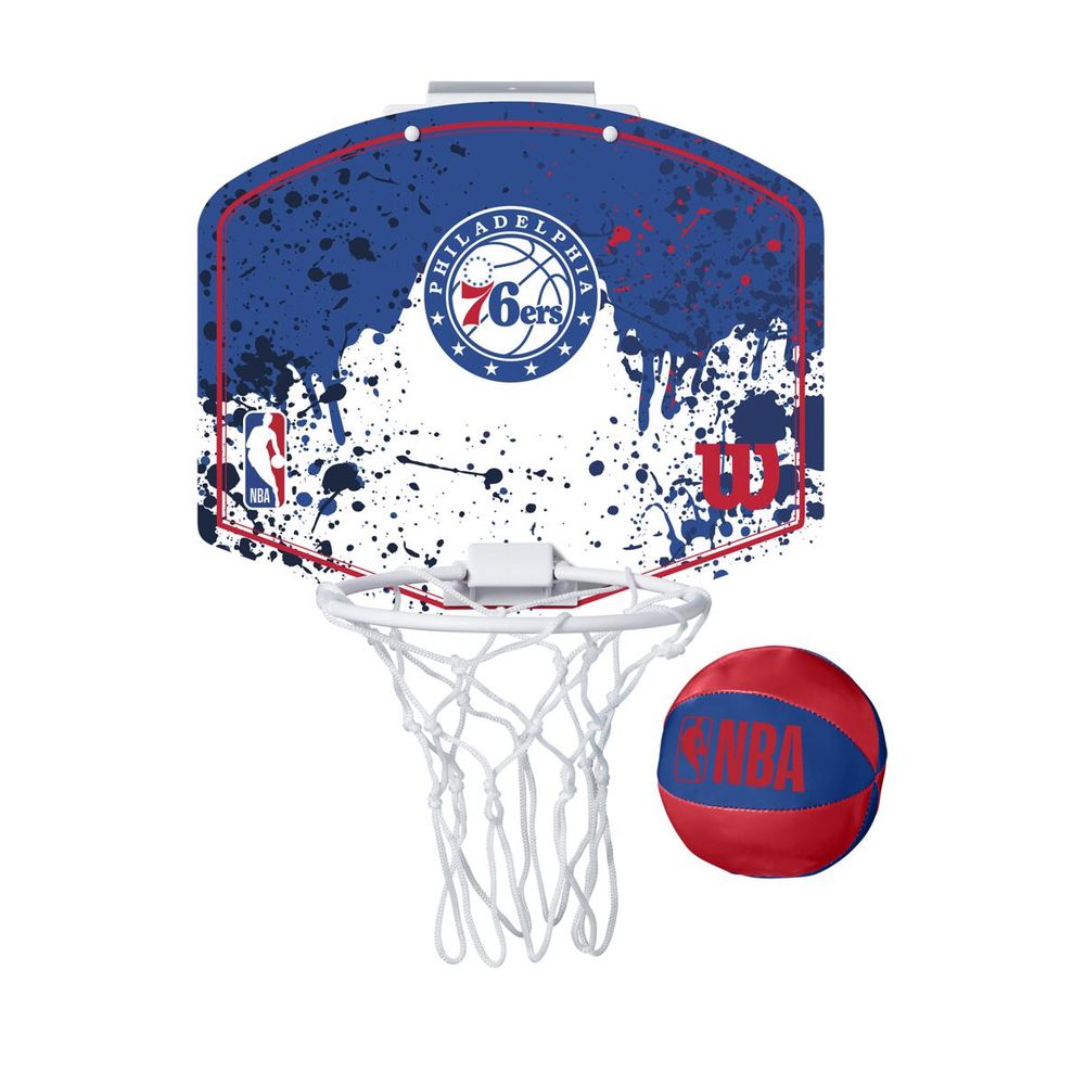 Wilson Team Mini Basketball Hoop - Philadelphia 76ers