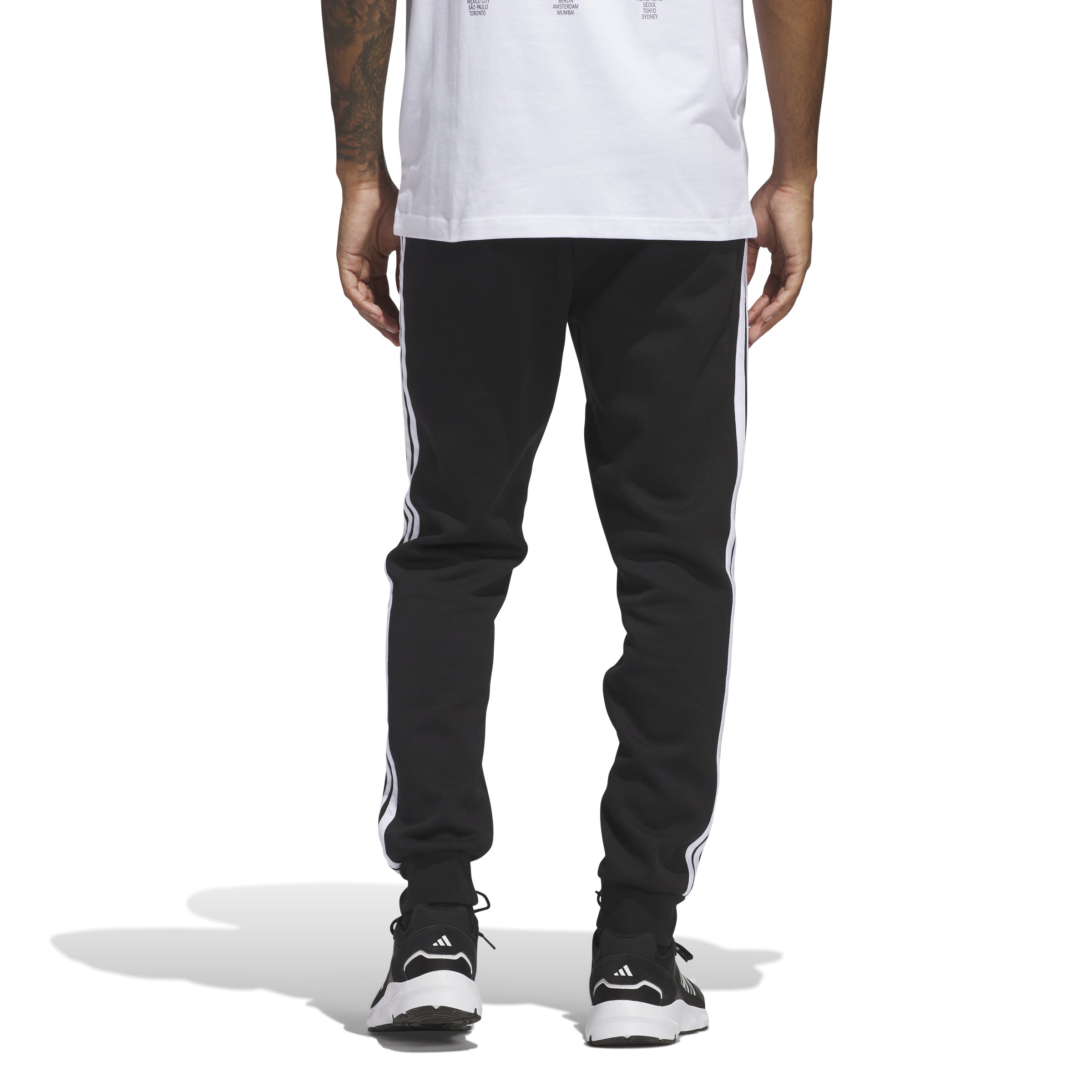 adidas Essentials 3-Stripes Fleece Mens Joggers